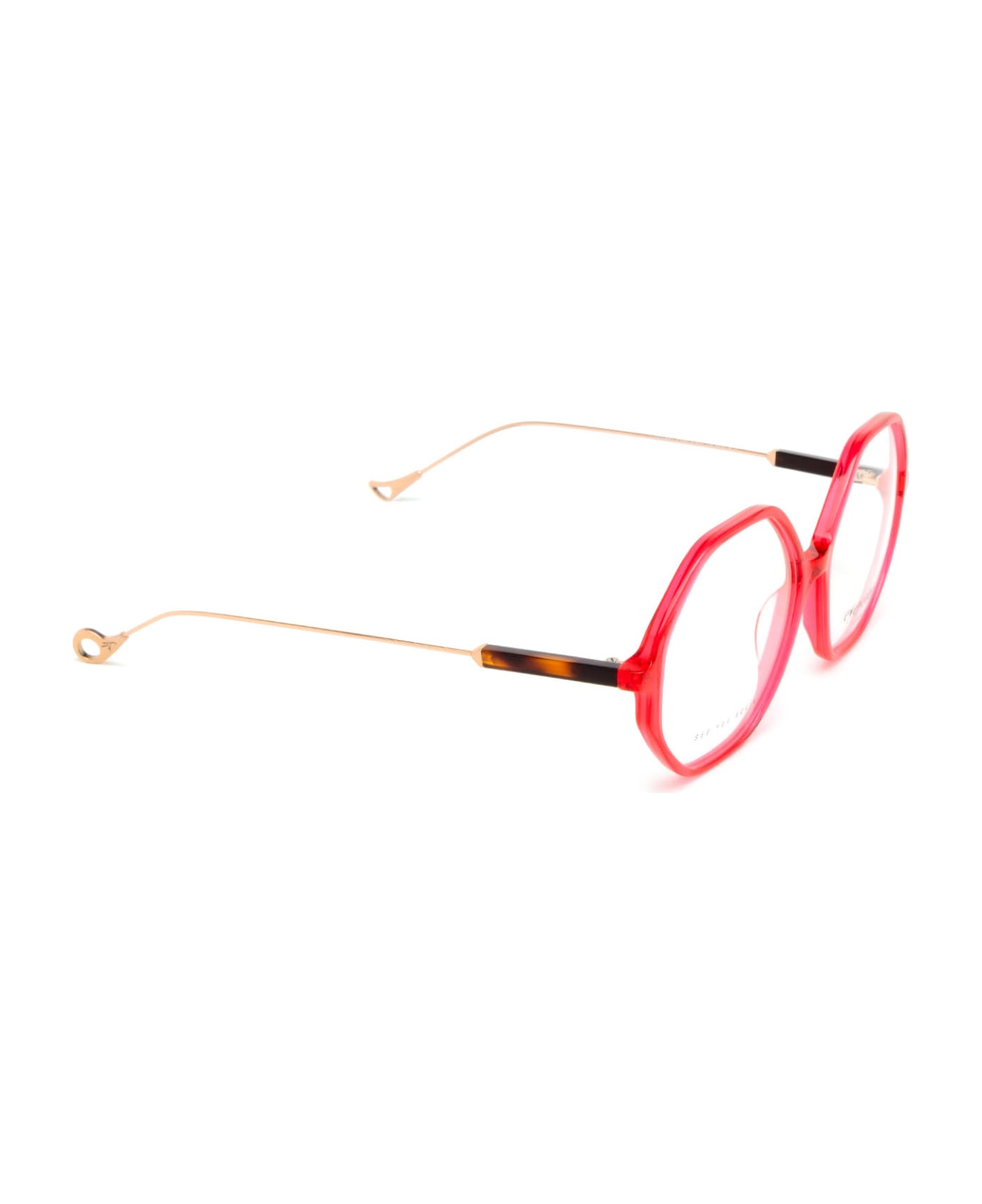 Eyepetizer Cassandra Transparent Red Glasses - Transparent Red