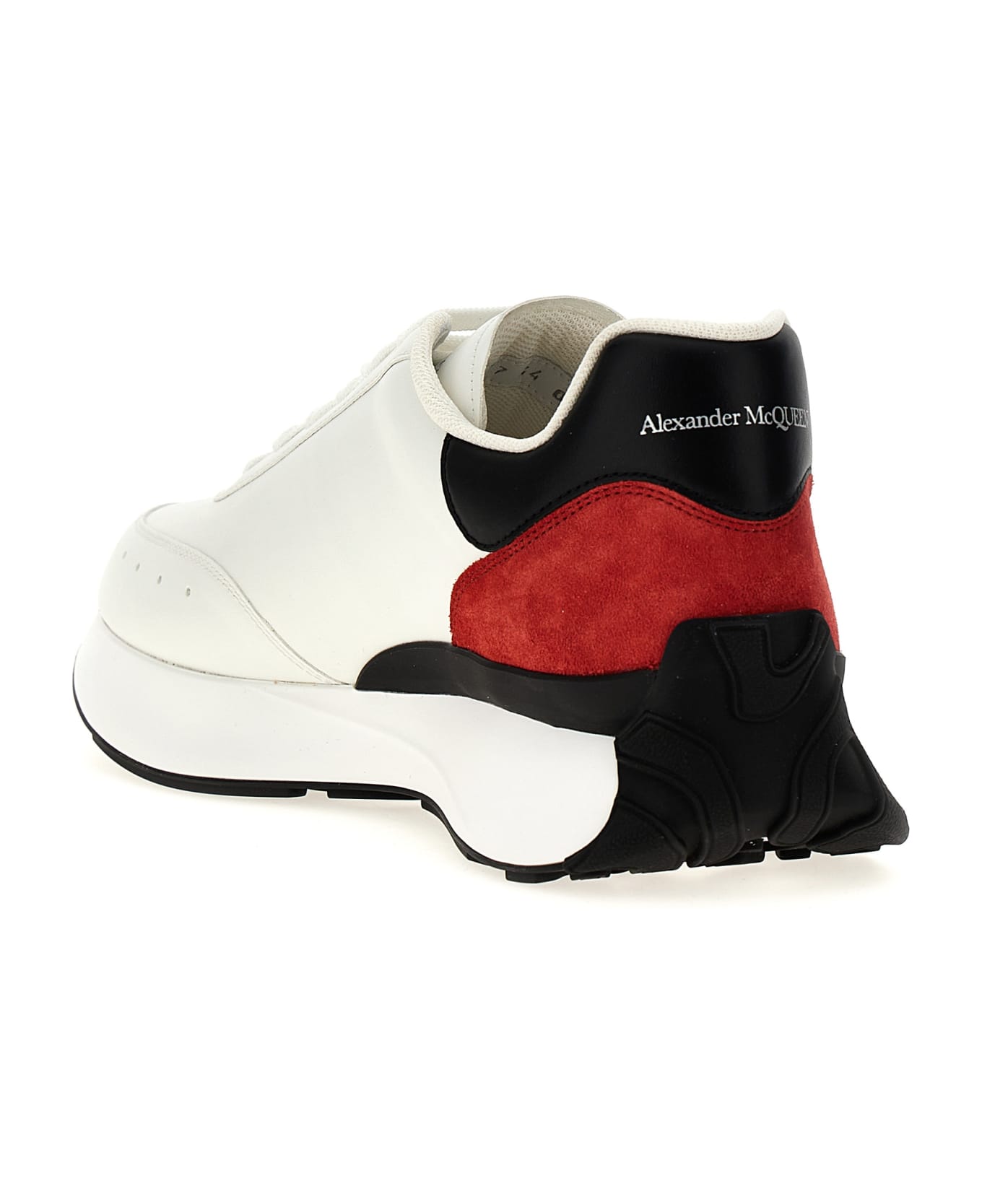 Alexander McQueen Logo Leather Sneakers - Multicolor
