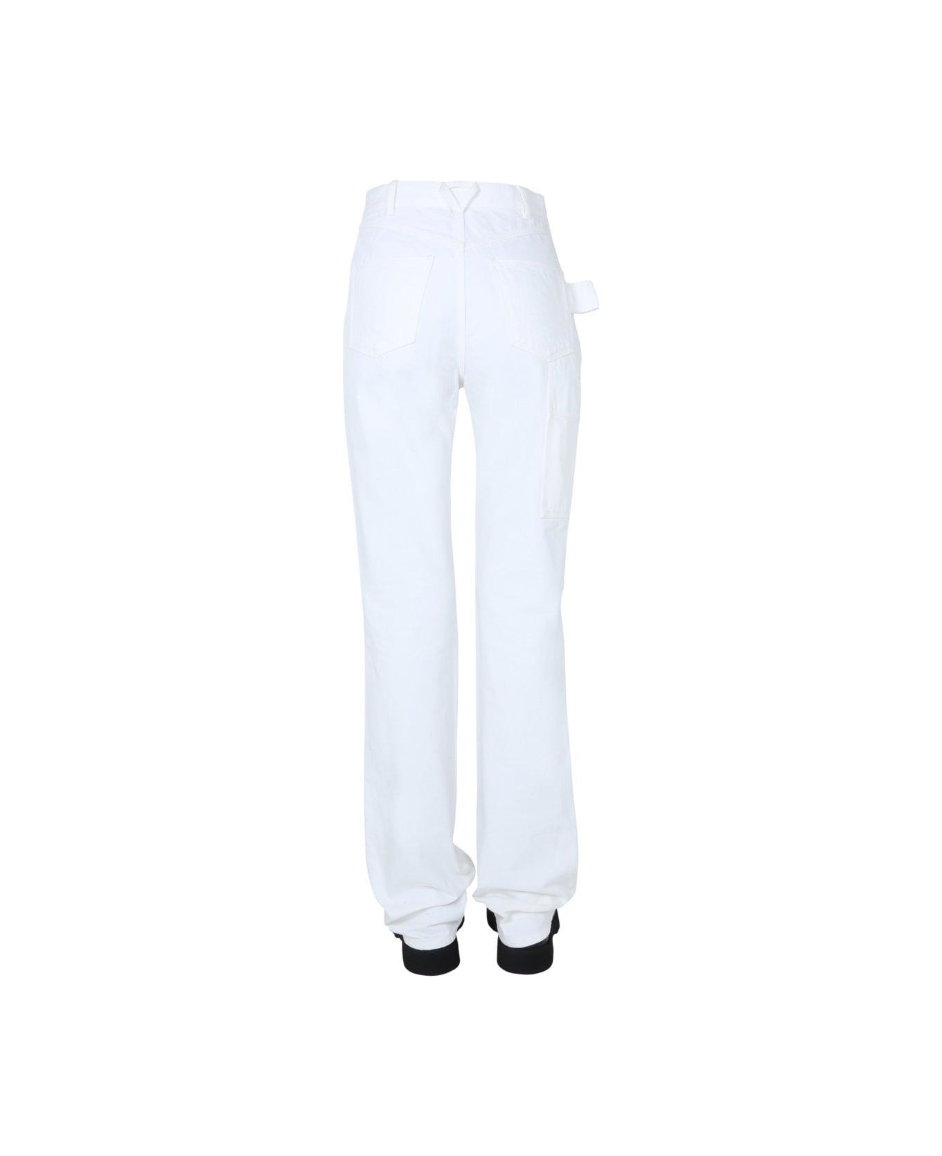 Bottega Veneta Straight Leg Jeans - WHITE デニム