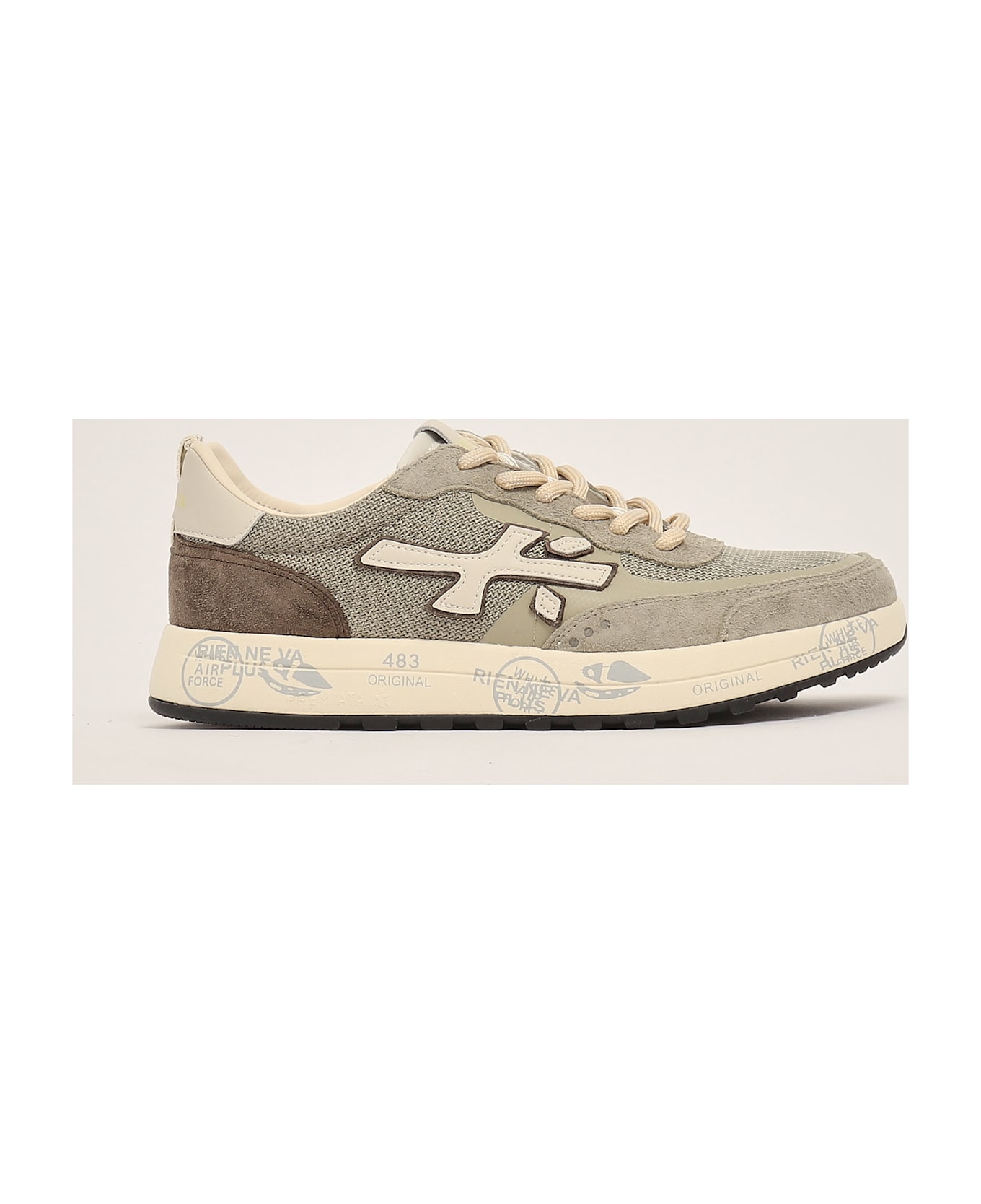 Premiata Nous Var 6655 Sneaker - TORTORA TAB MARRONE