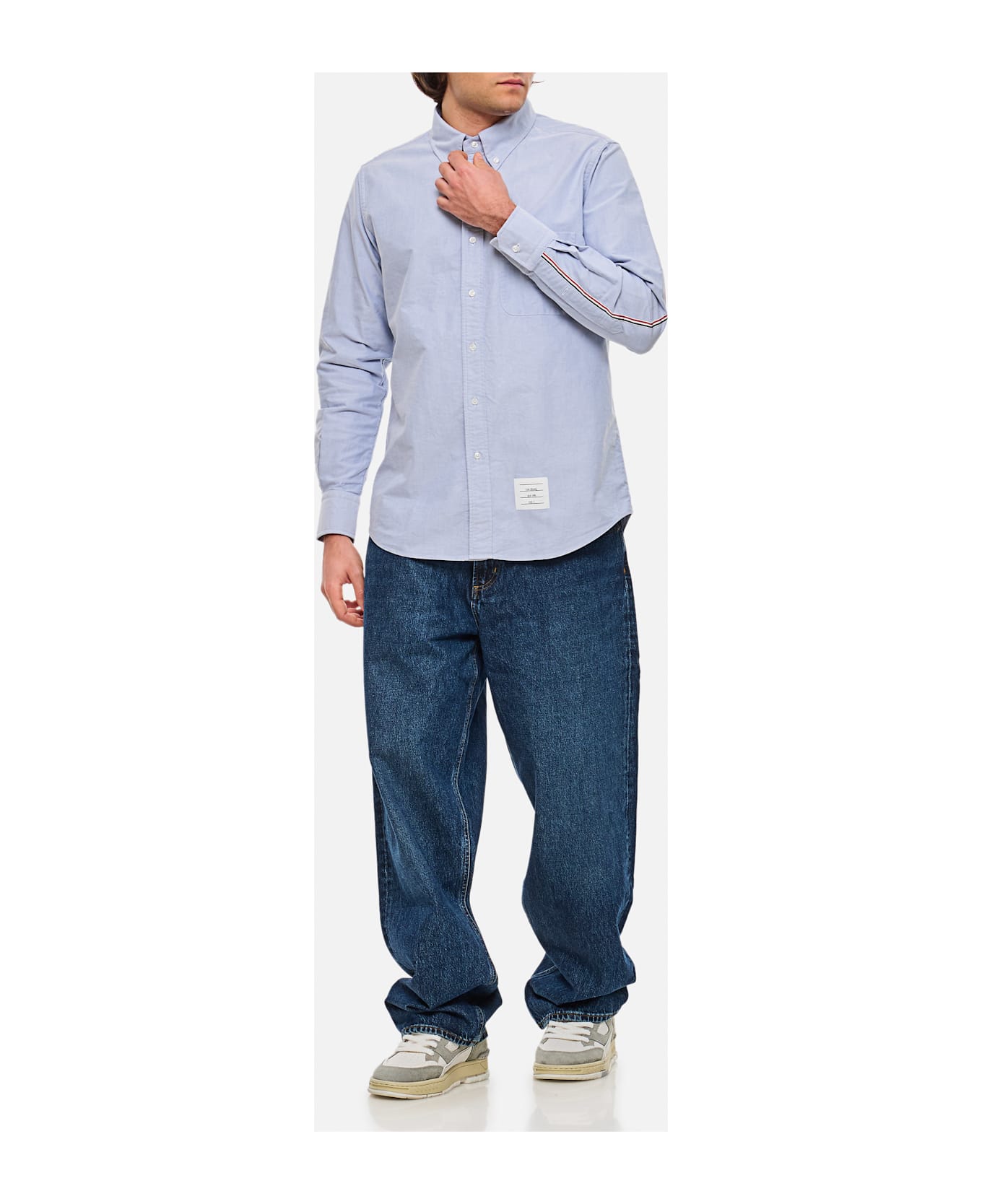 Thom Browne Oxford Shirt - Clear Blue