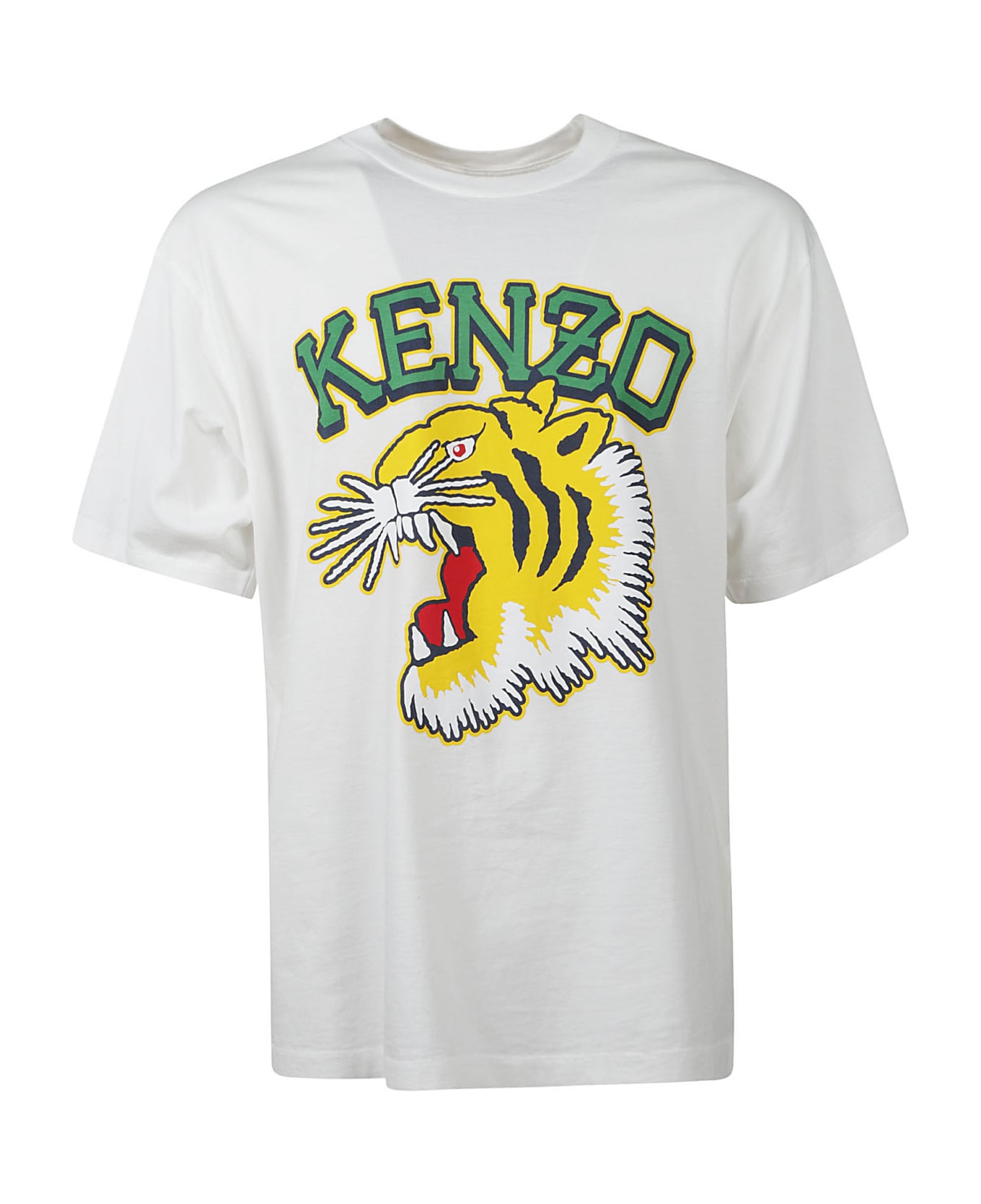 Kenzo Tiger Varsity Oversized T-shirt - White シャツ