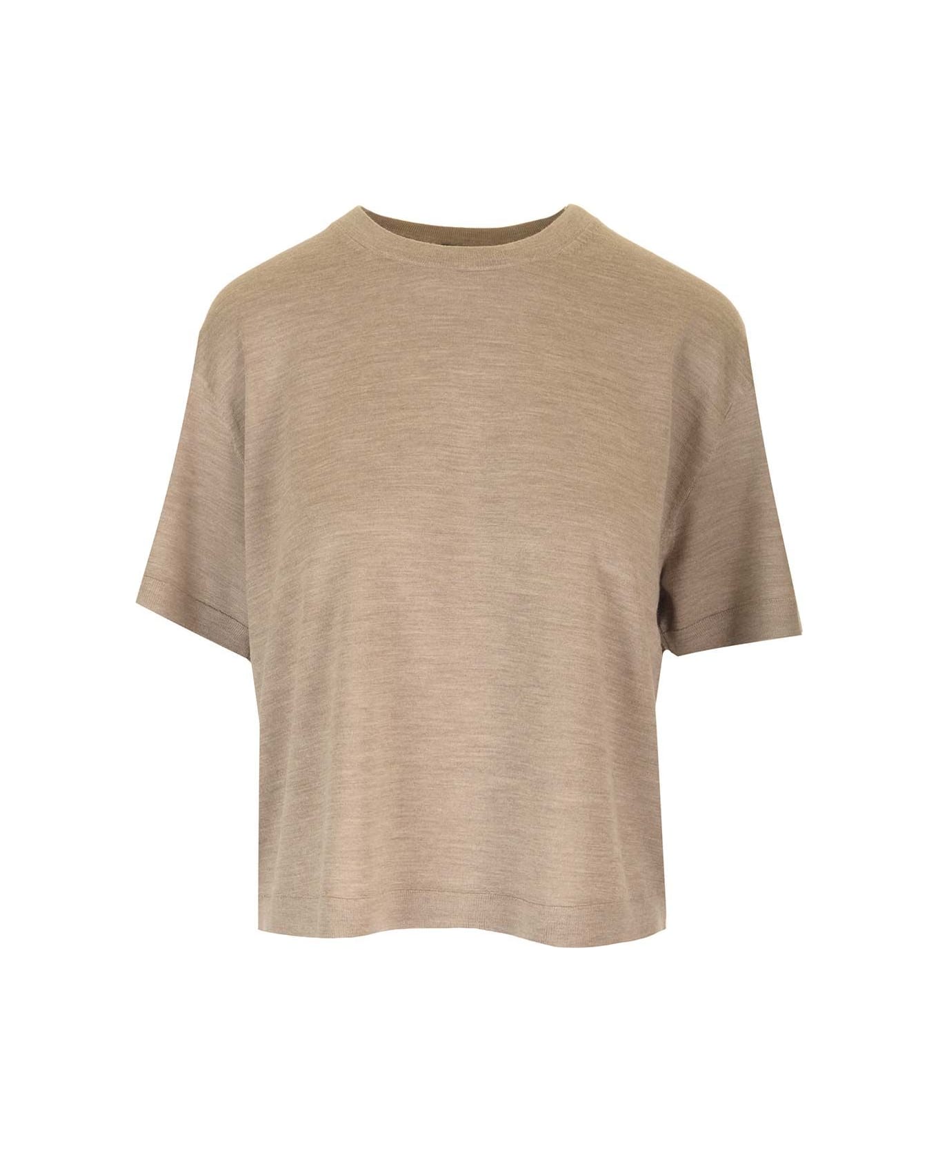 Theory Regal Wool T-shirt - Beige