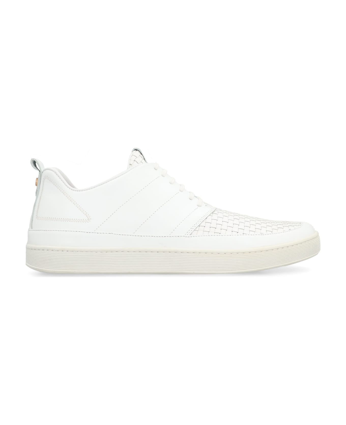 Volta Bosco Leather Low-top Sneakers - White
