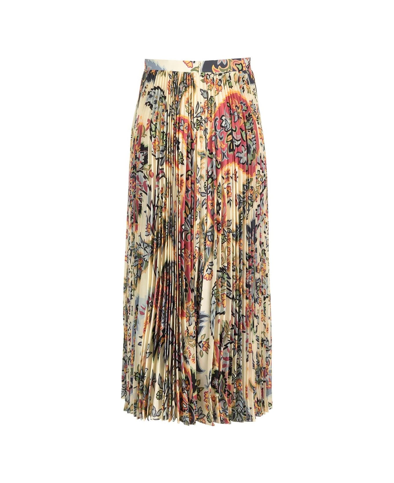 Etro Pleated Midi Skirt | italist