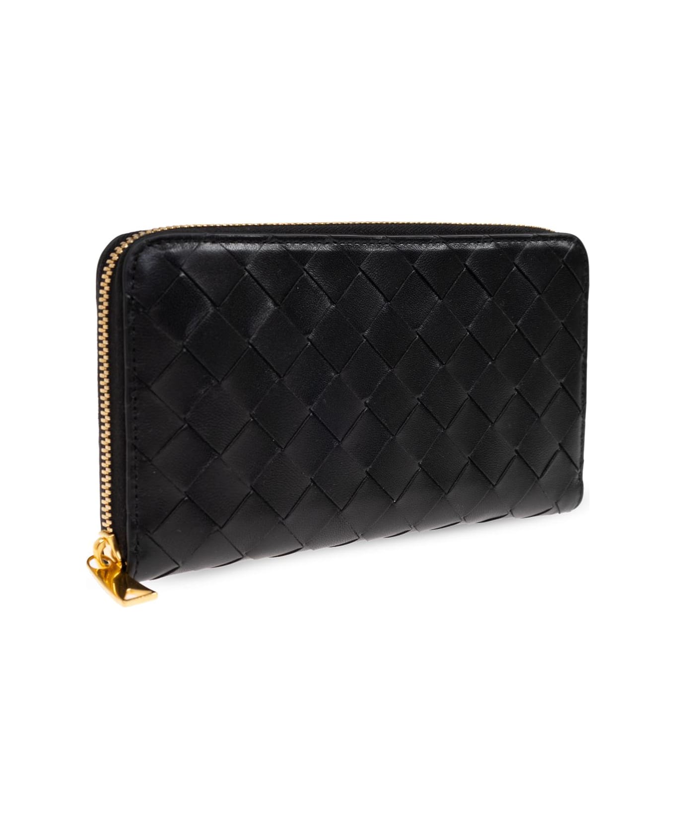 Bottega Veneta Leather Wallet - Black