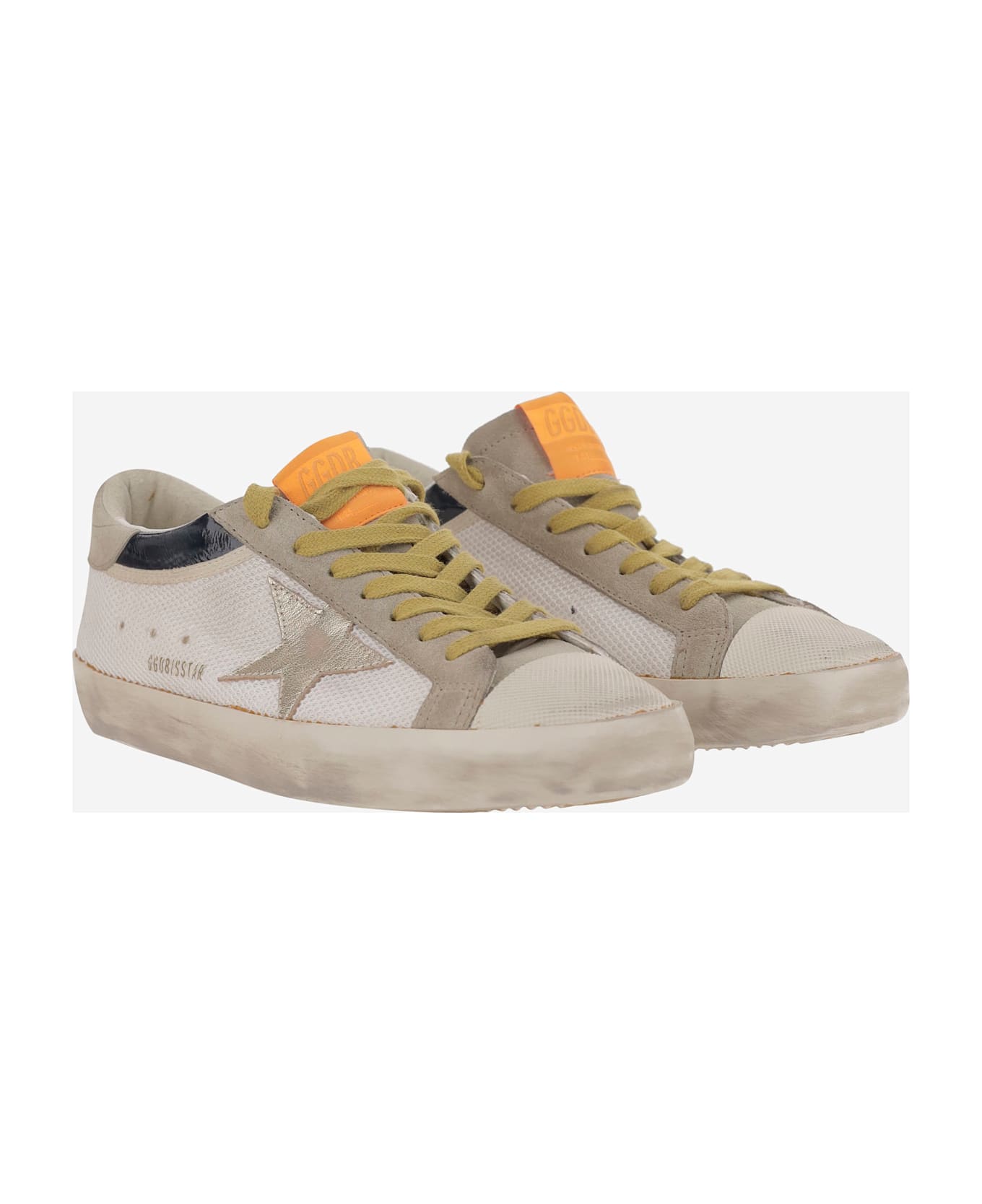 Golden Goose Superstar Mesh Sneakers - Red