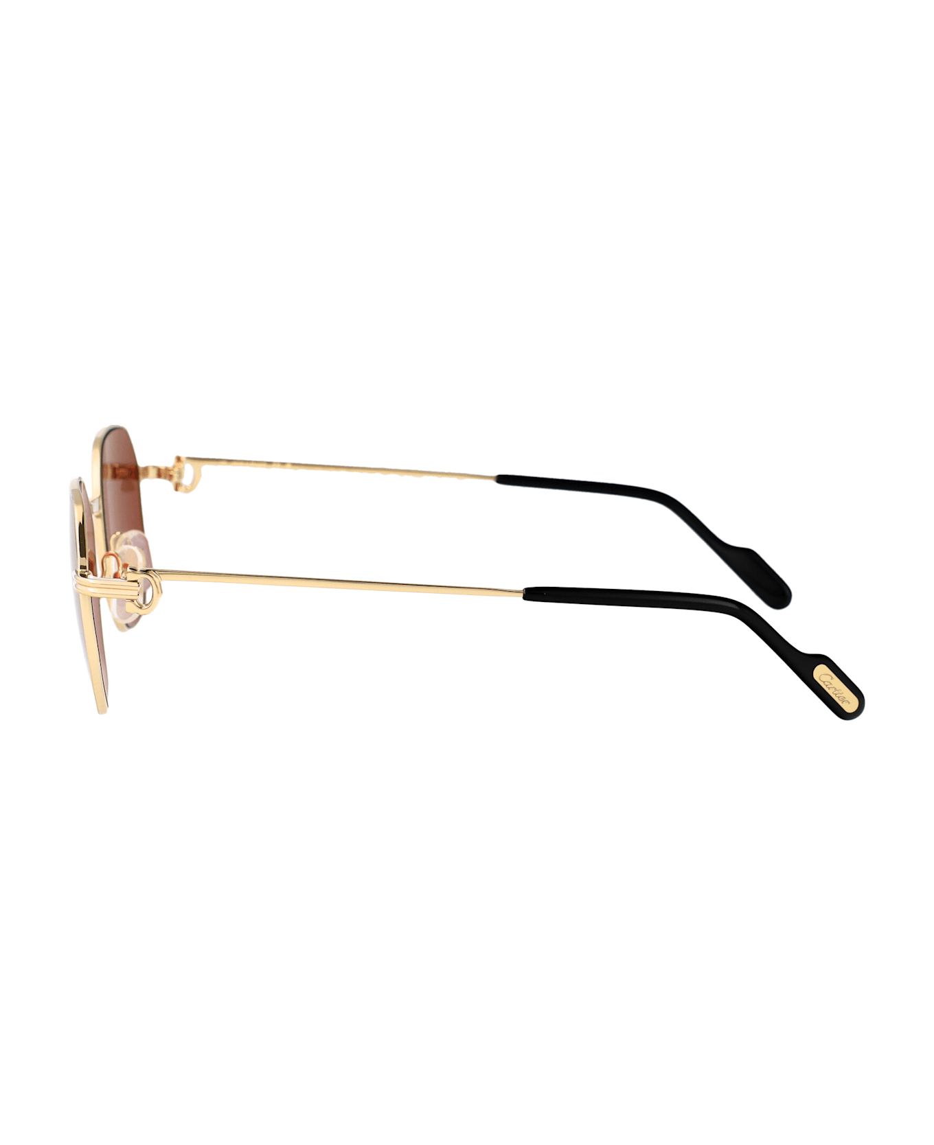 Cartier Eyewear Ct0500s Sunglasses - GOLD GOLD RED