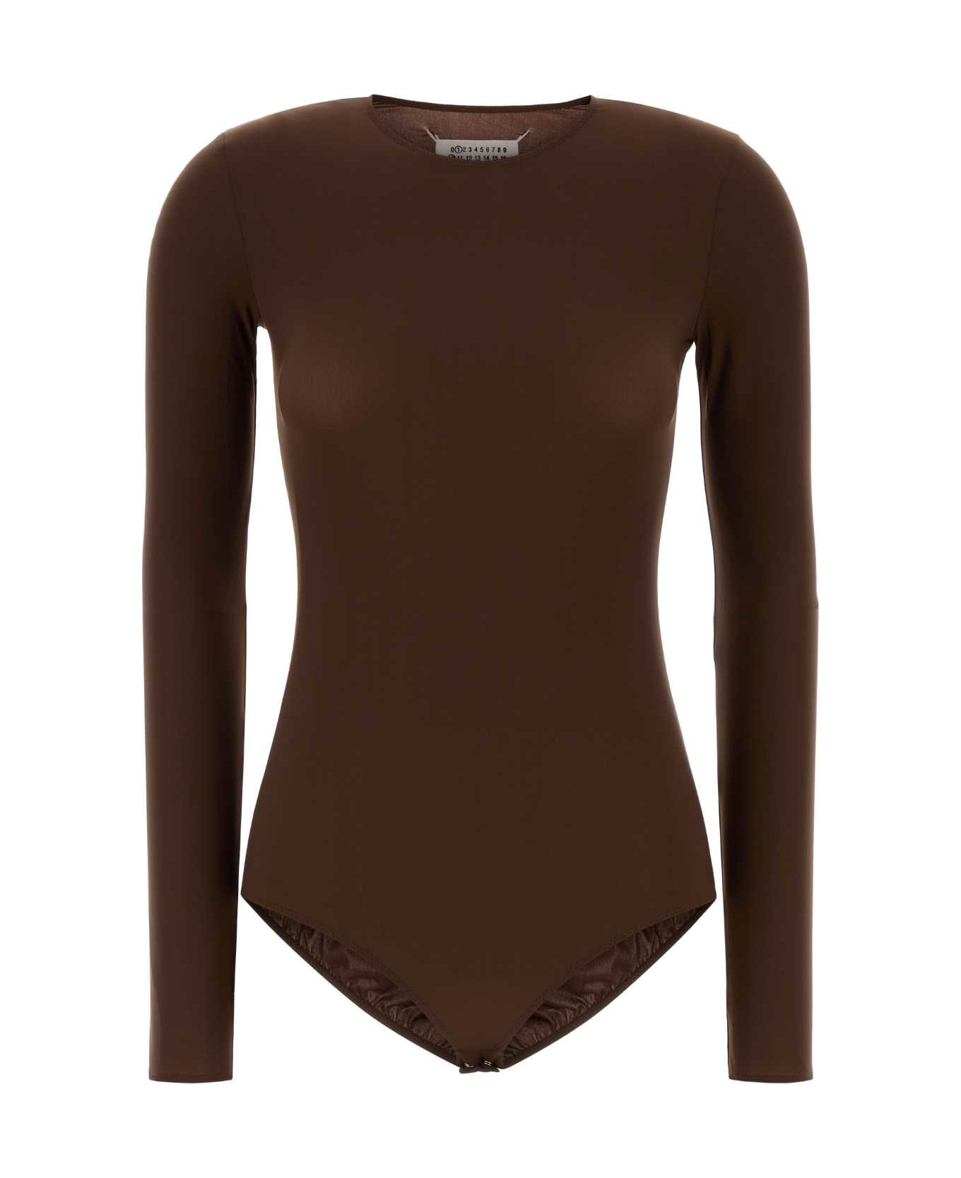 Maison Margiela Body In Brown Polyamide - brown