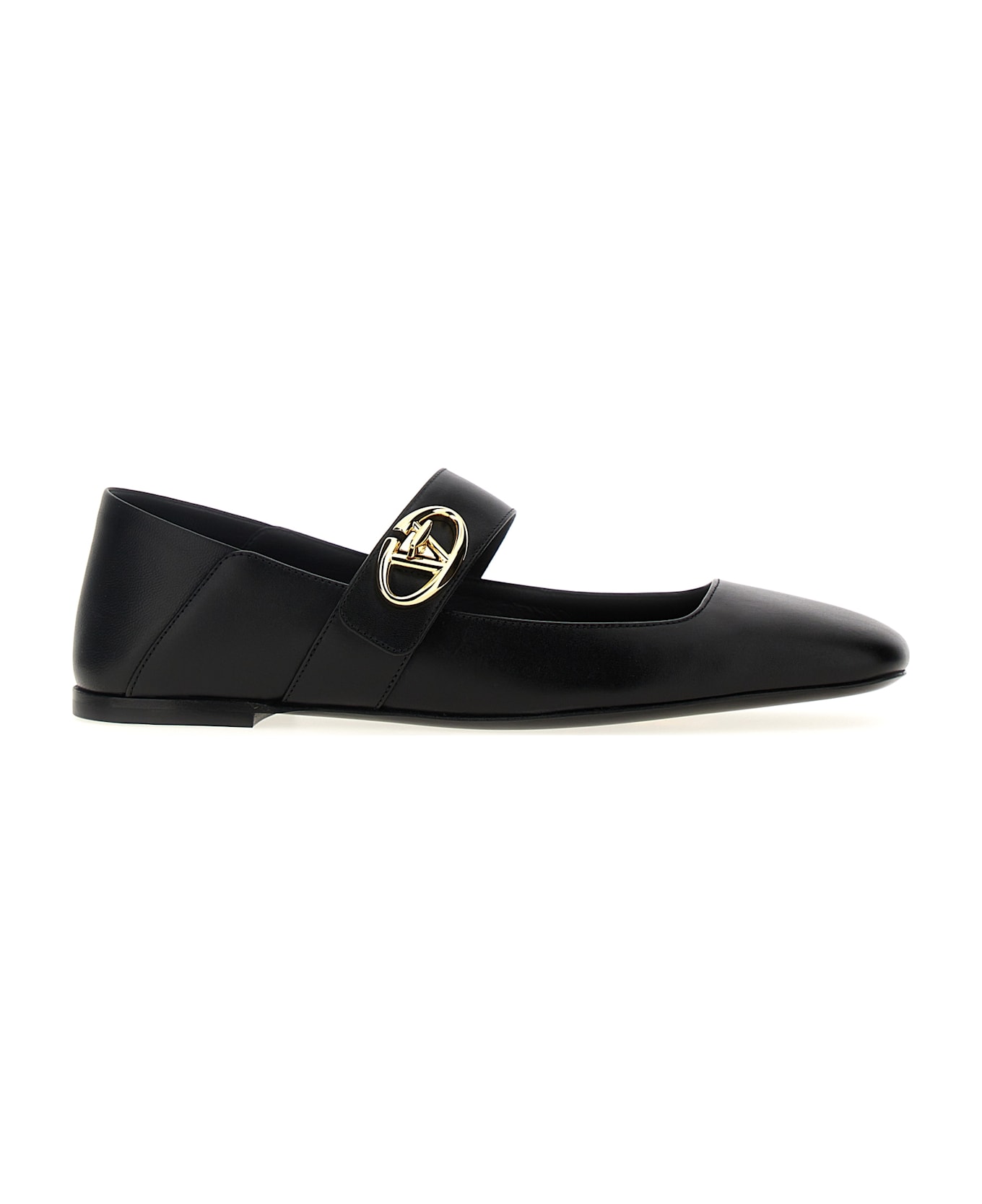 Valentino Garavani 'vlogo' Ballet Flats - Black  