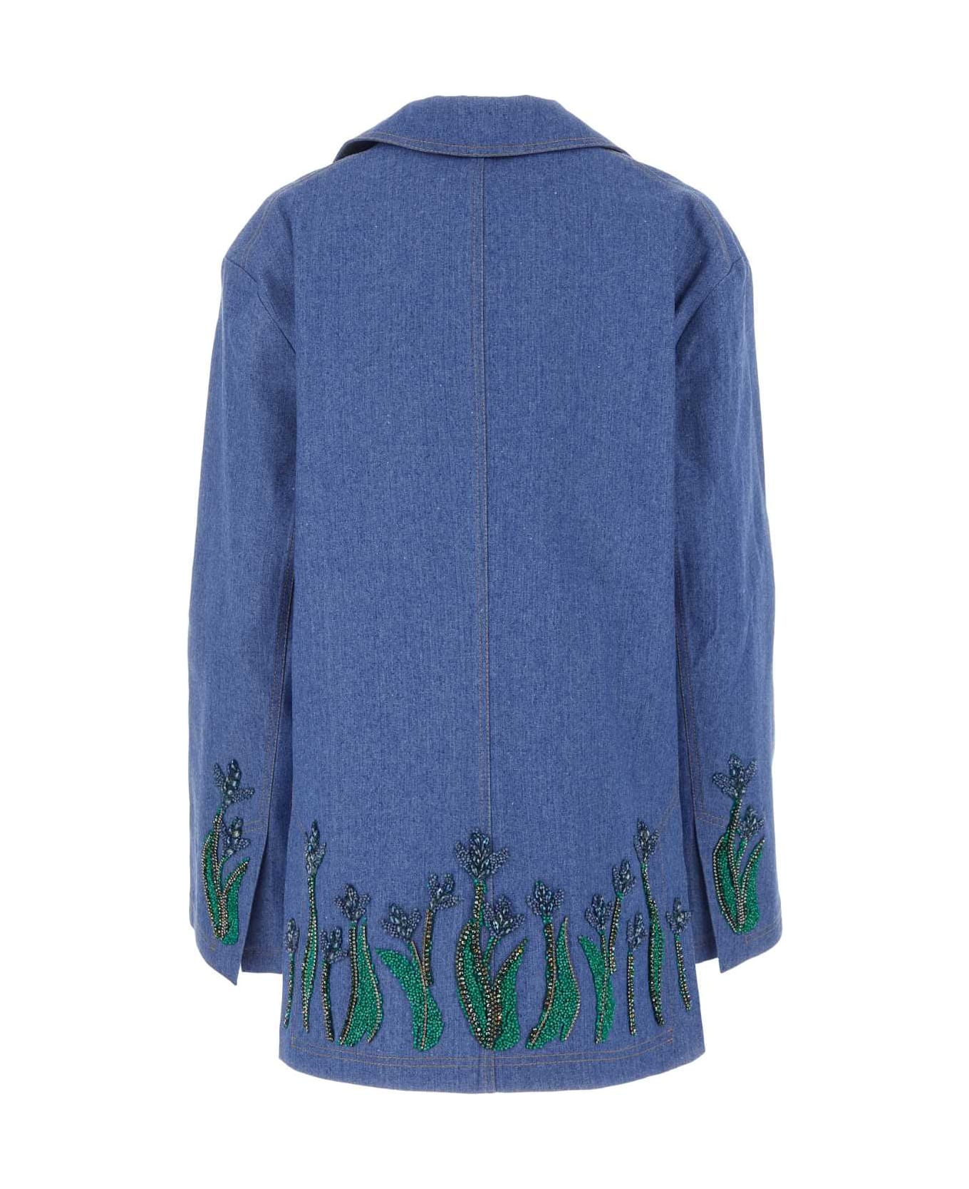 Santa Brands Denim Oversize Blazer - DENIM