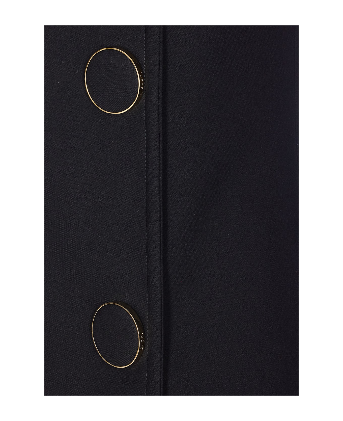 Gucci Seeded Wool Dress - Black