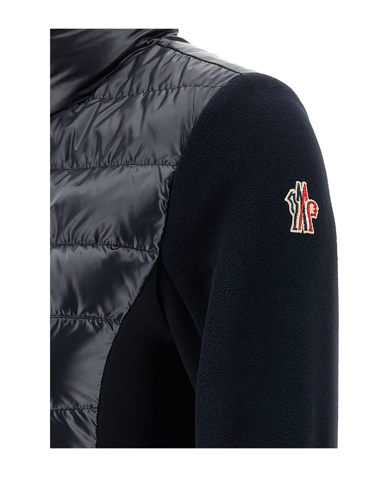 Moncler Grenoble Padded Vest Sweatshirt - Blue