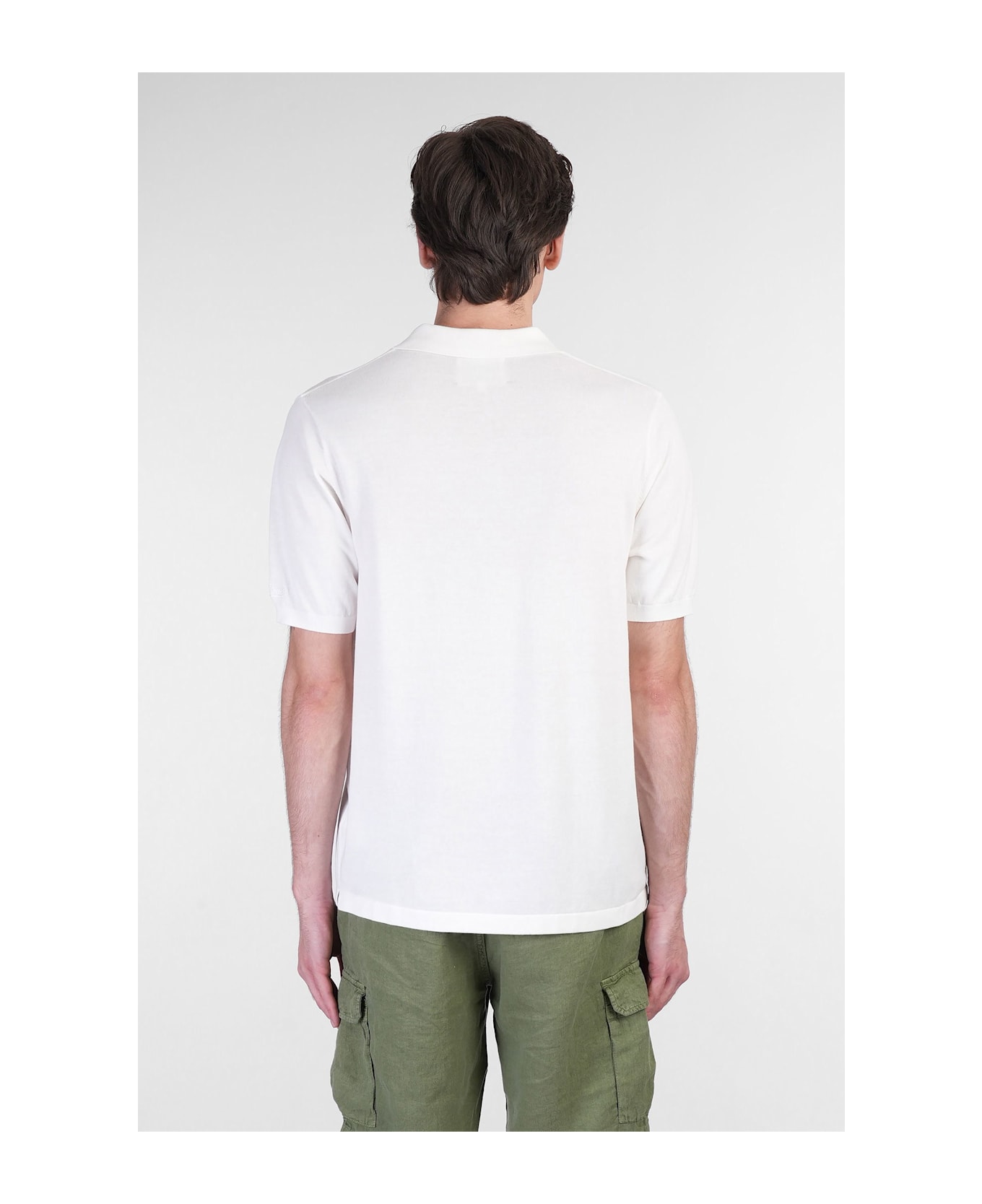 MC2 Saint Barth Solan Polo In White Cotton - white