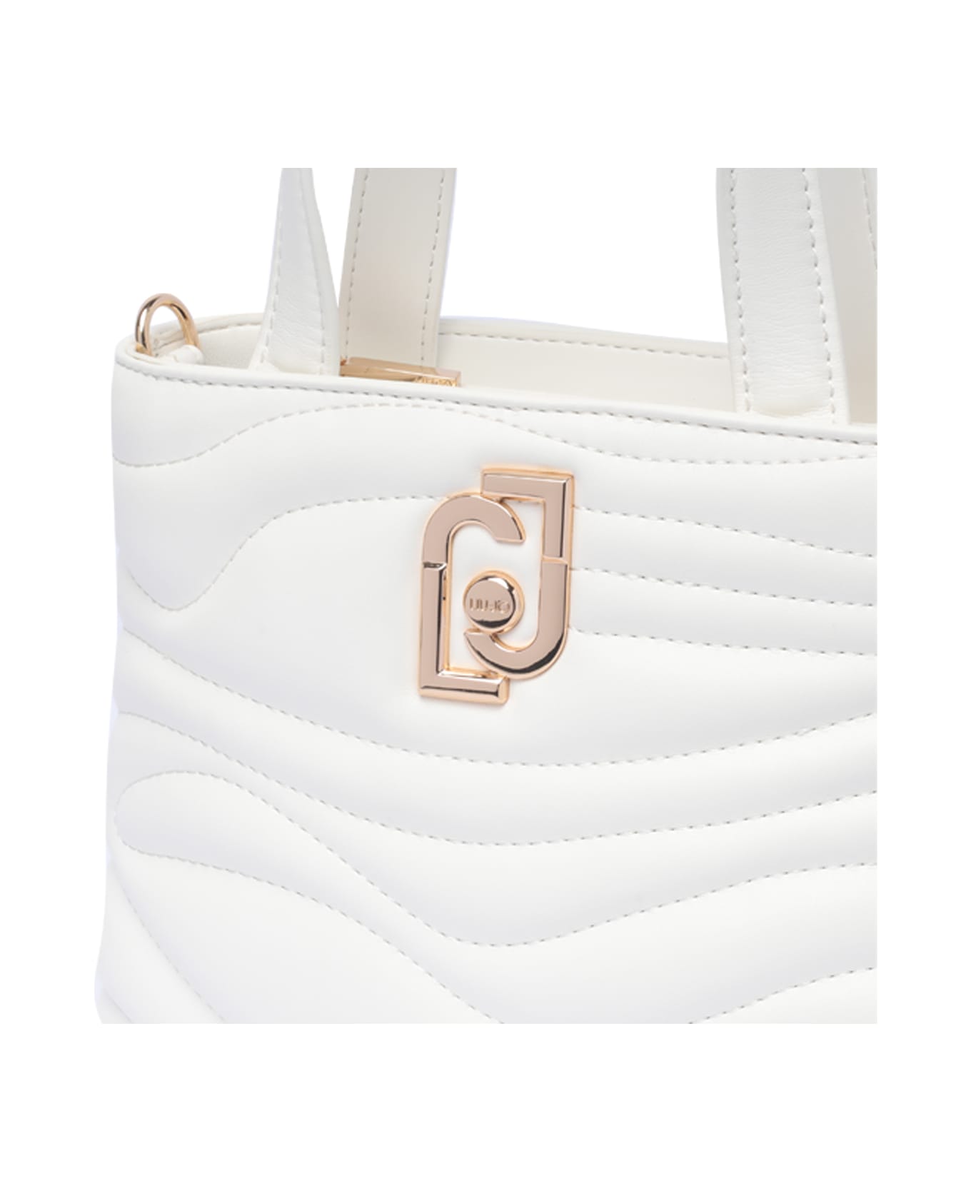 Liu-Jo Logo Handbag - White トートバッグ