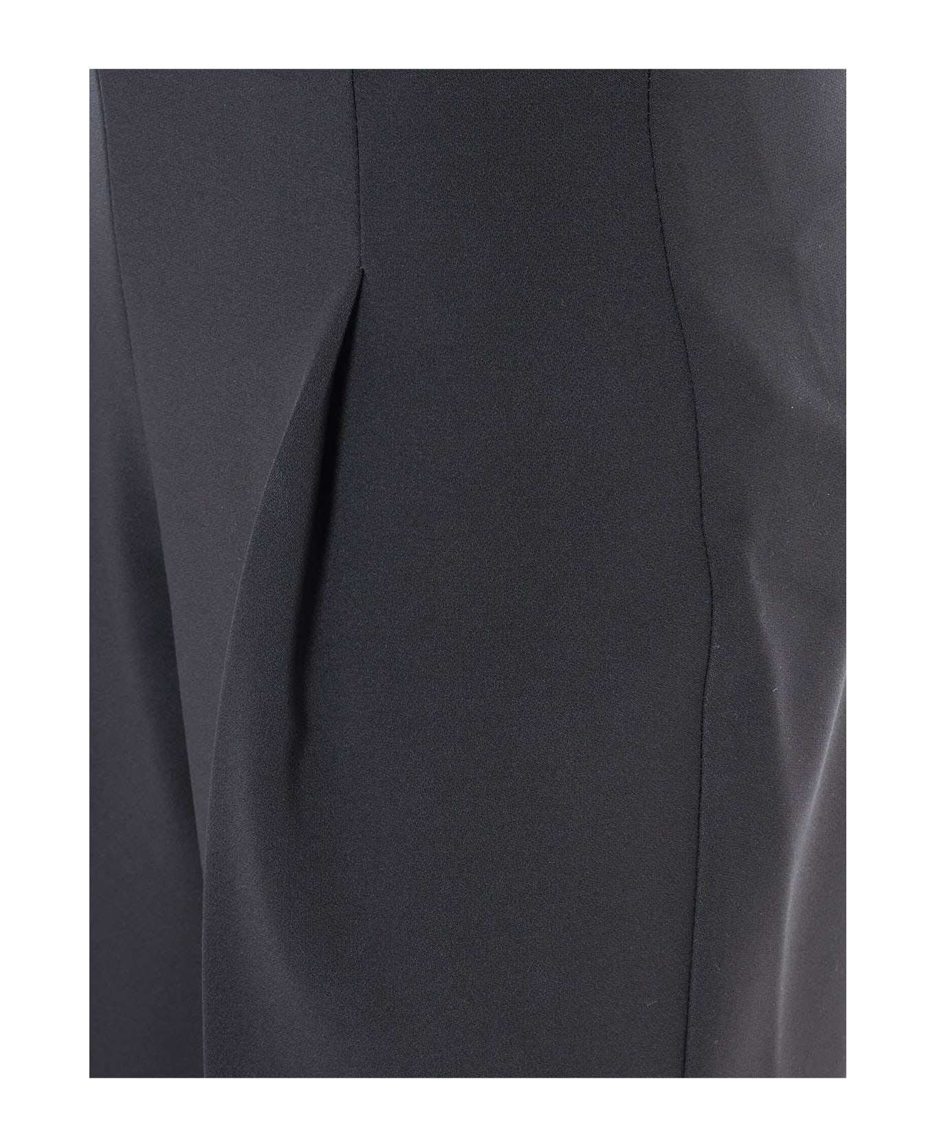 Elisabetta Franchi Black Elegant Jumpsuit - BLACK