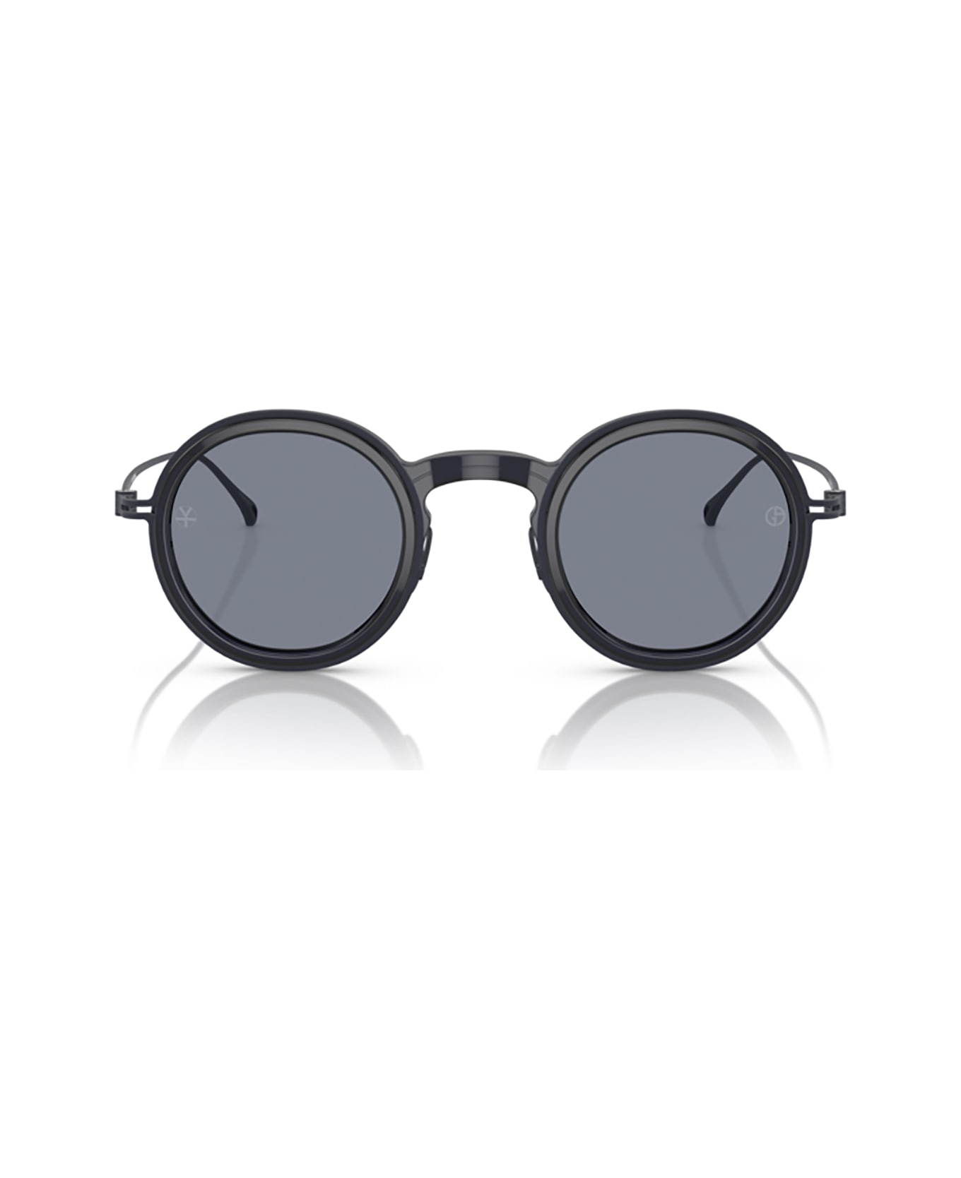 Giorgio Armani Ar6147t Shiny Transparent Blue Sunglasses - Shiny Transparent Blue