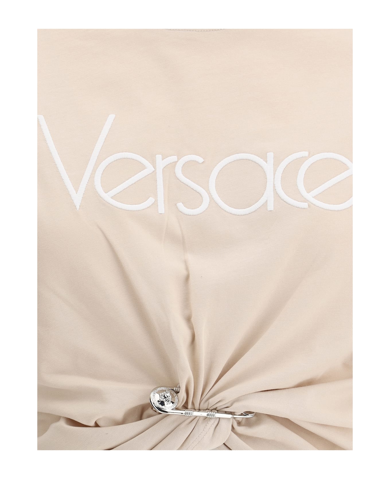 Versace T-shirt - Champagne+white