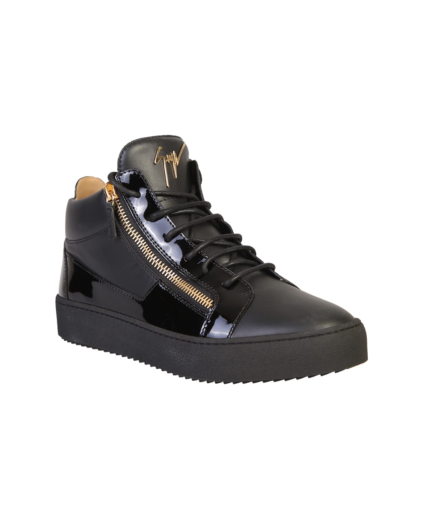 Giuseppe Zanotti Branded Sneakers - Black