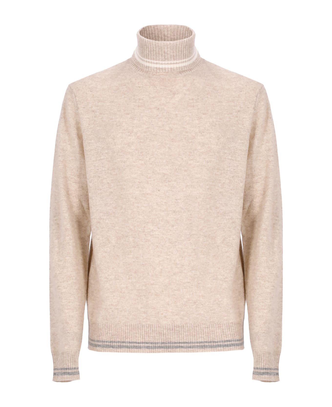 L.B.M. 1911 Virgin Wool Sweater - Beige