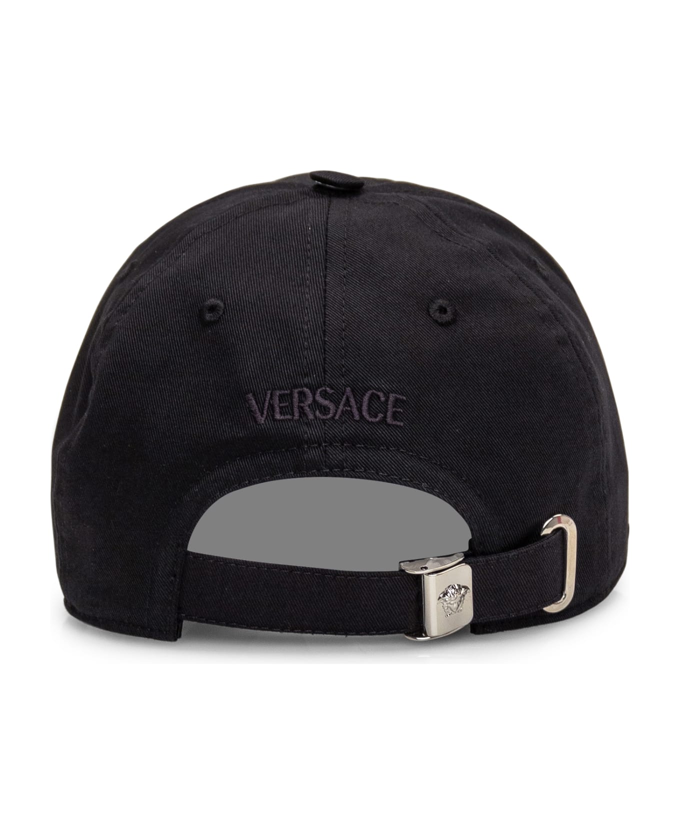 Versace Logo Baseball Cap - Black Gold 帽子