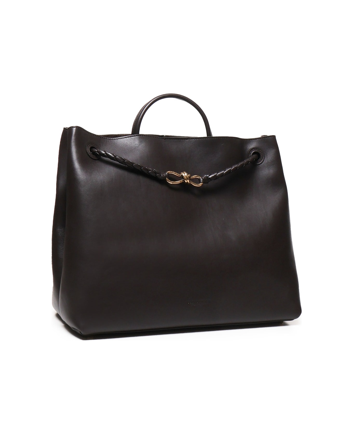 Bottega Veneta Andiamo Grande Bag In Calfskin - FONDANT-M BRASS