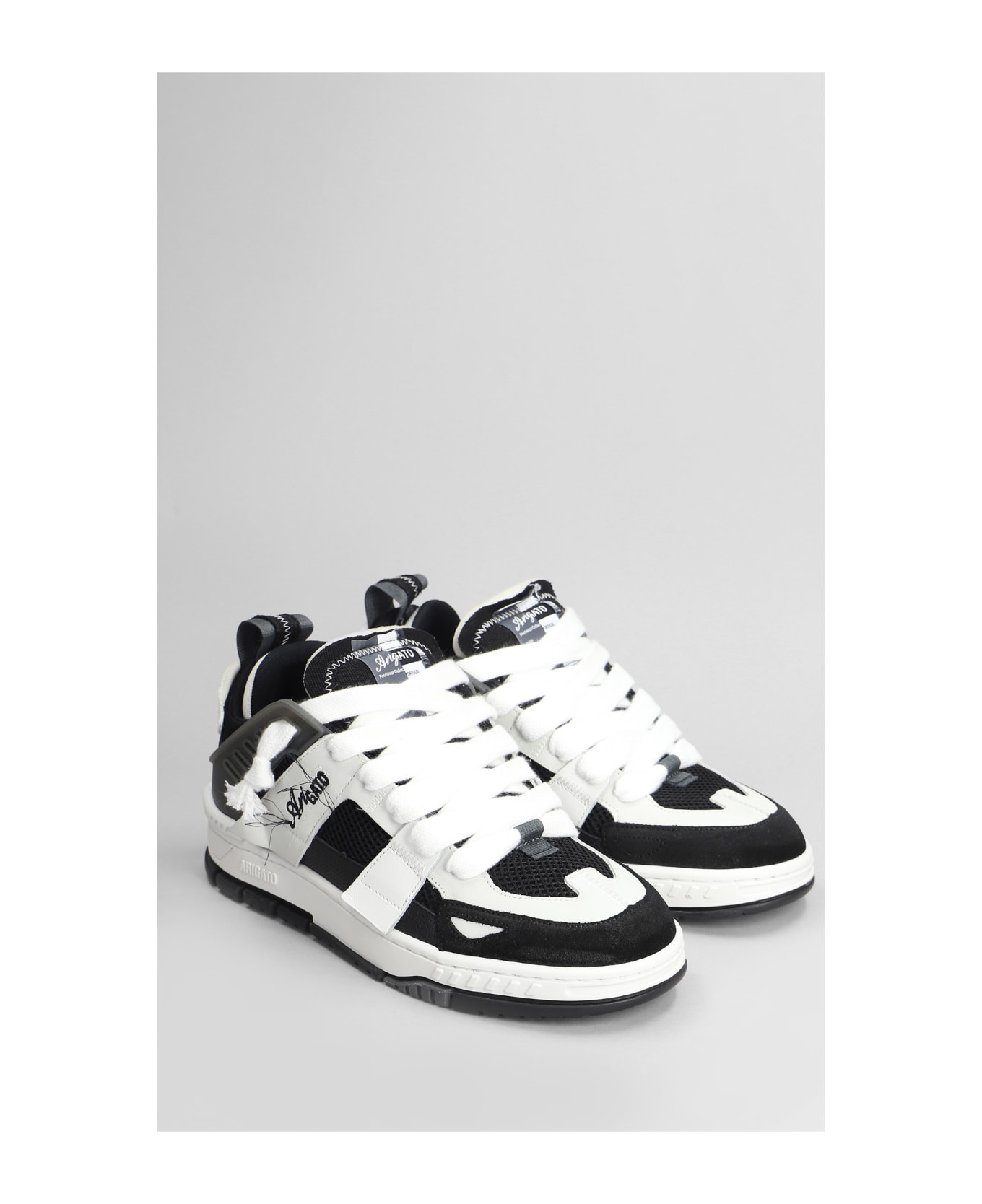 Axel Arigato Area Patchwork Sneakers - black