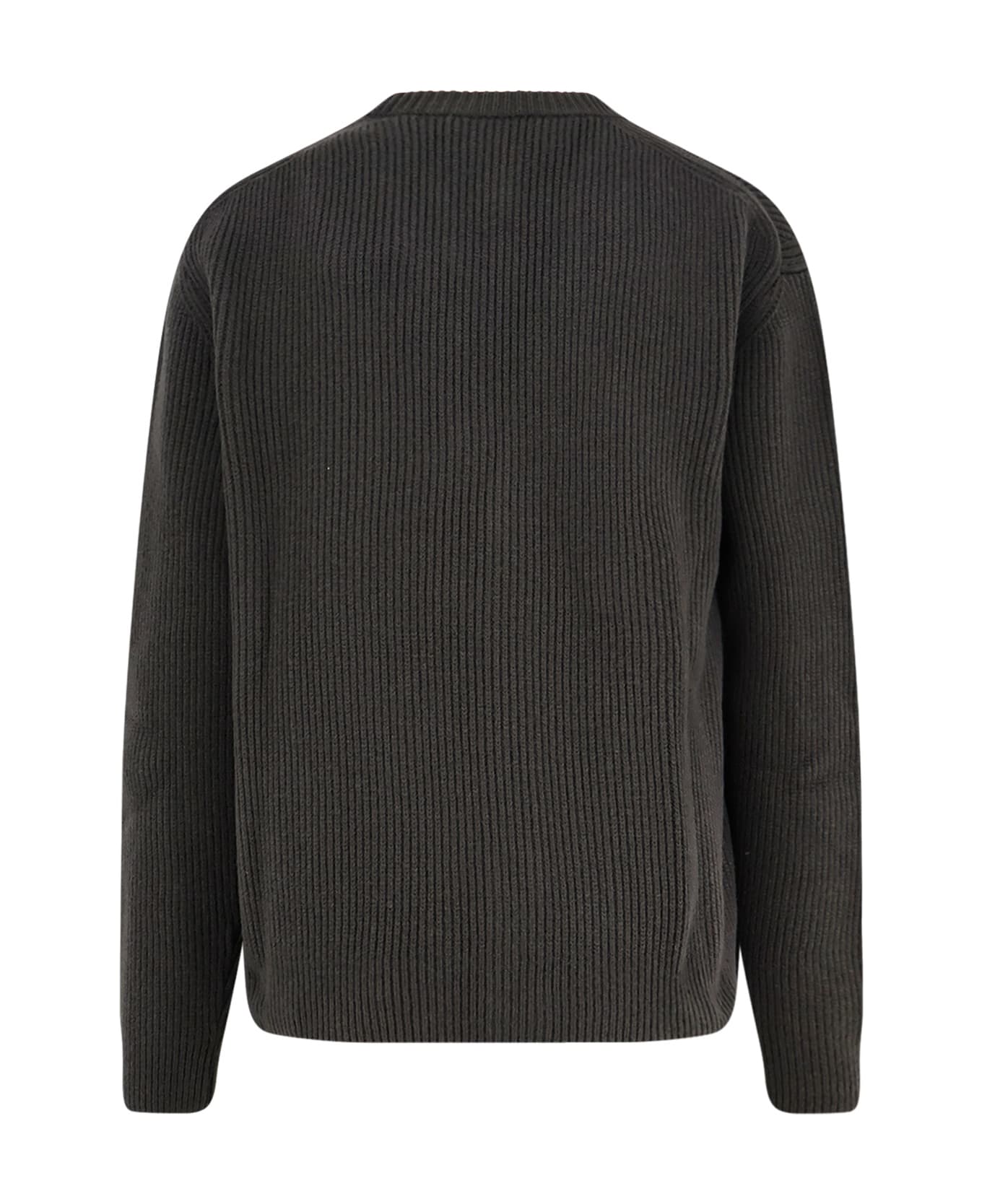 Gucci Ribbed Wool And Cashmere Cardigan - MILITARY GREEN/GREEN