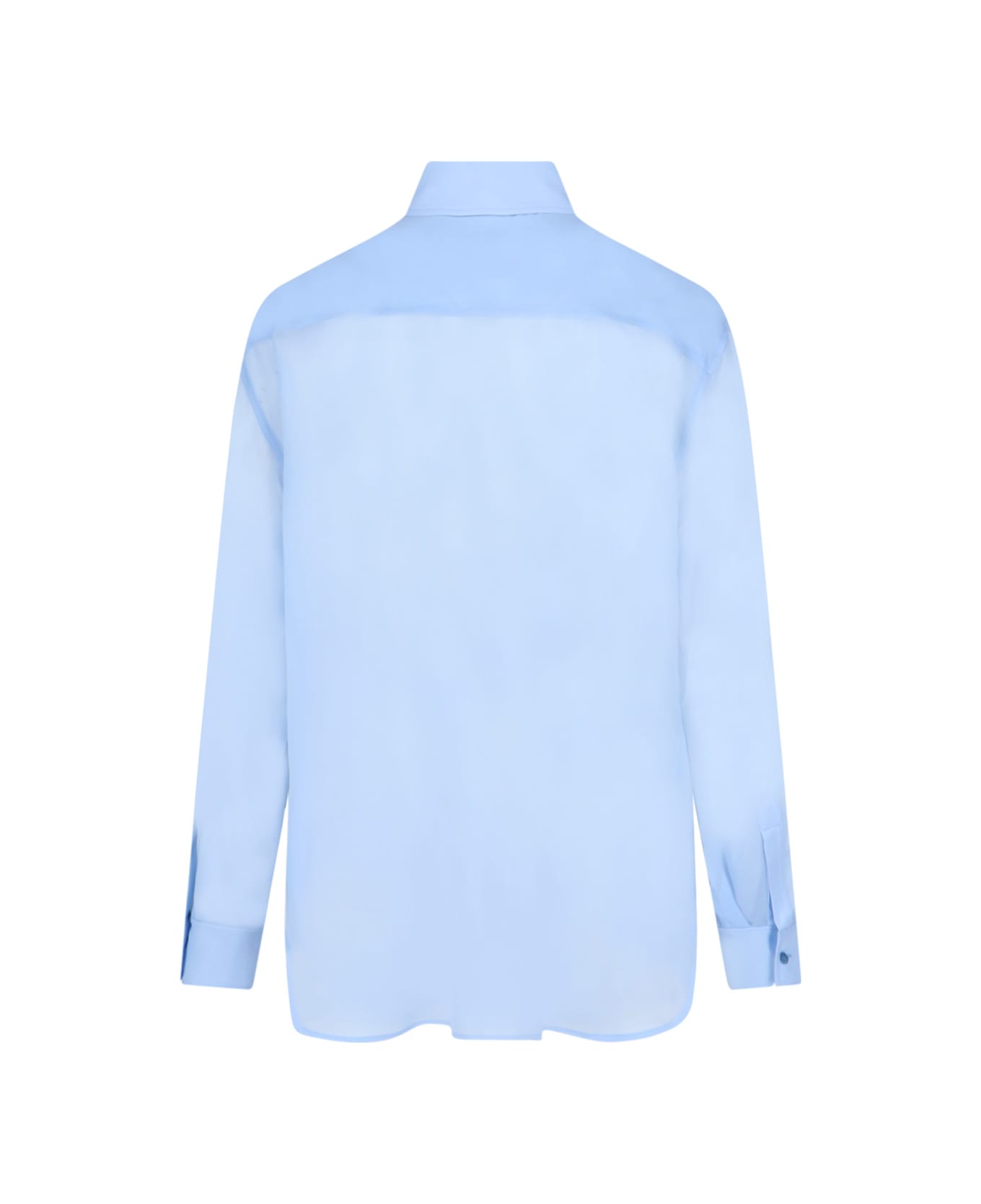 The Seafarer Silk Shirt - Light Blue