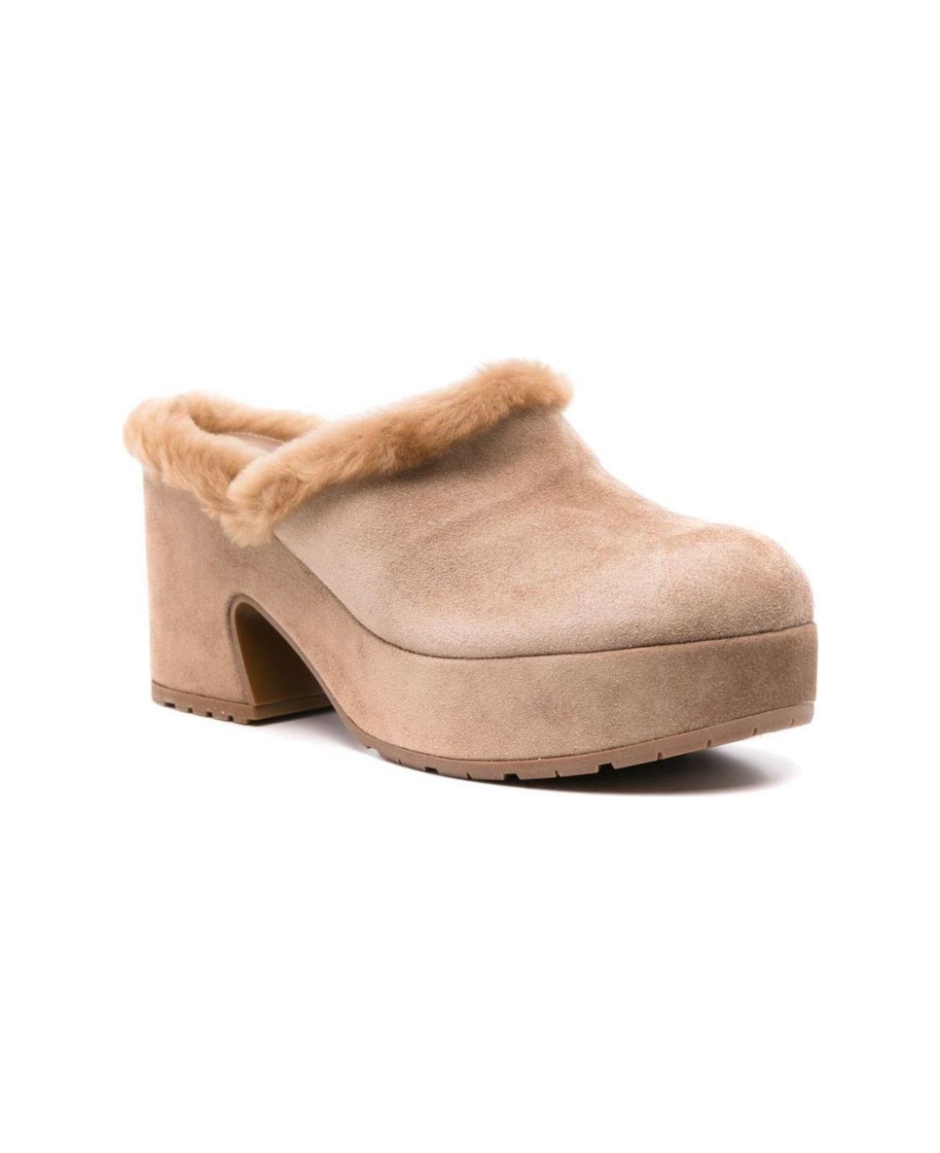 Gianvito Rossi Lyss Slip-on Mules - Camel