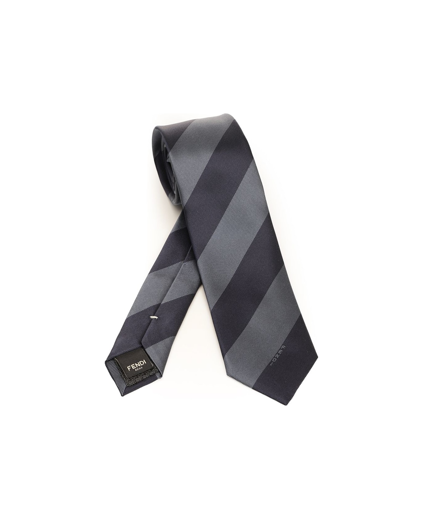 Fendi Silk Tie - Blue