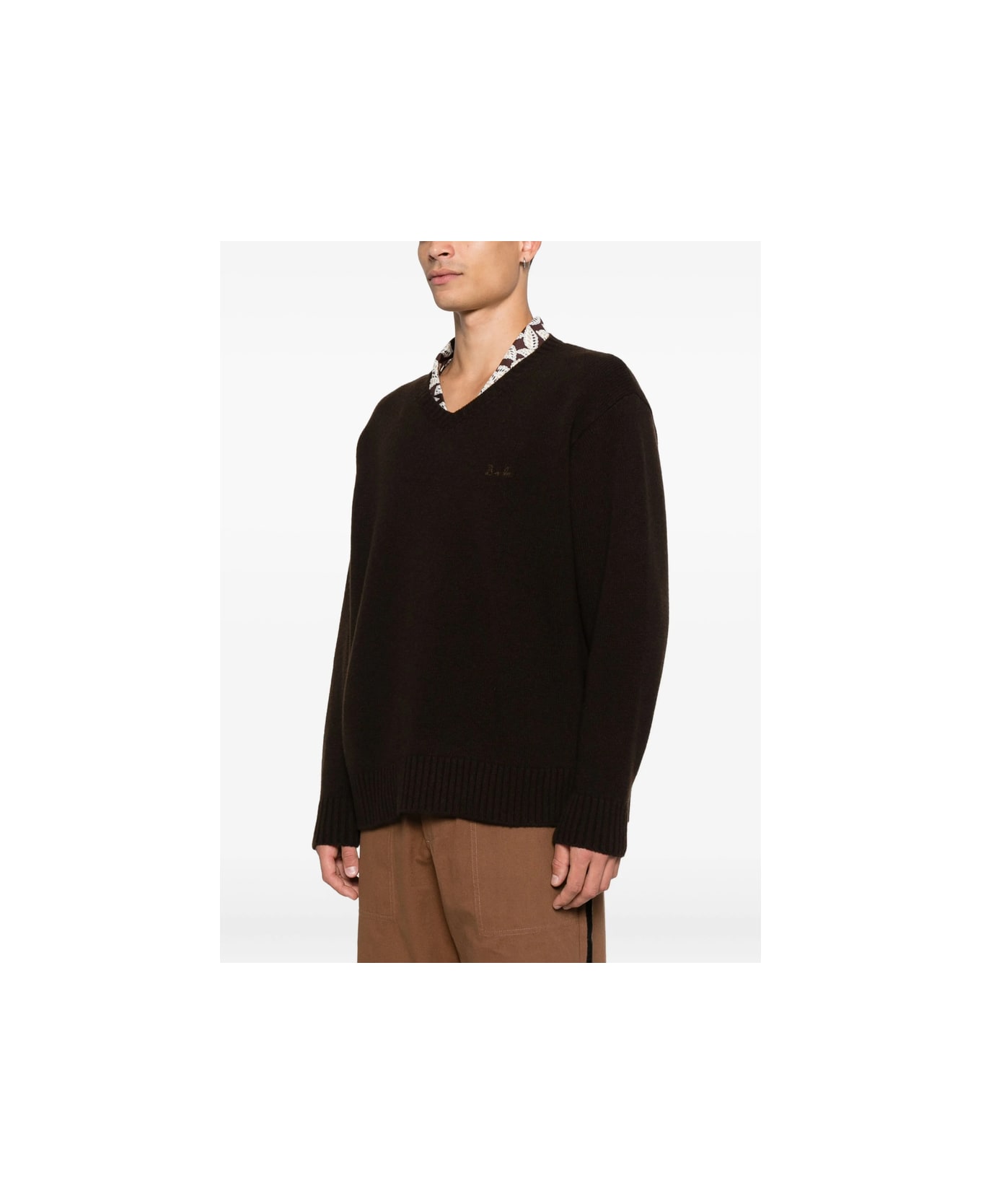 Bode Sweater - BROWN