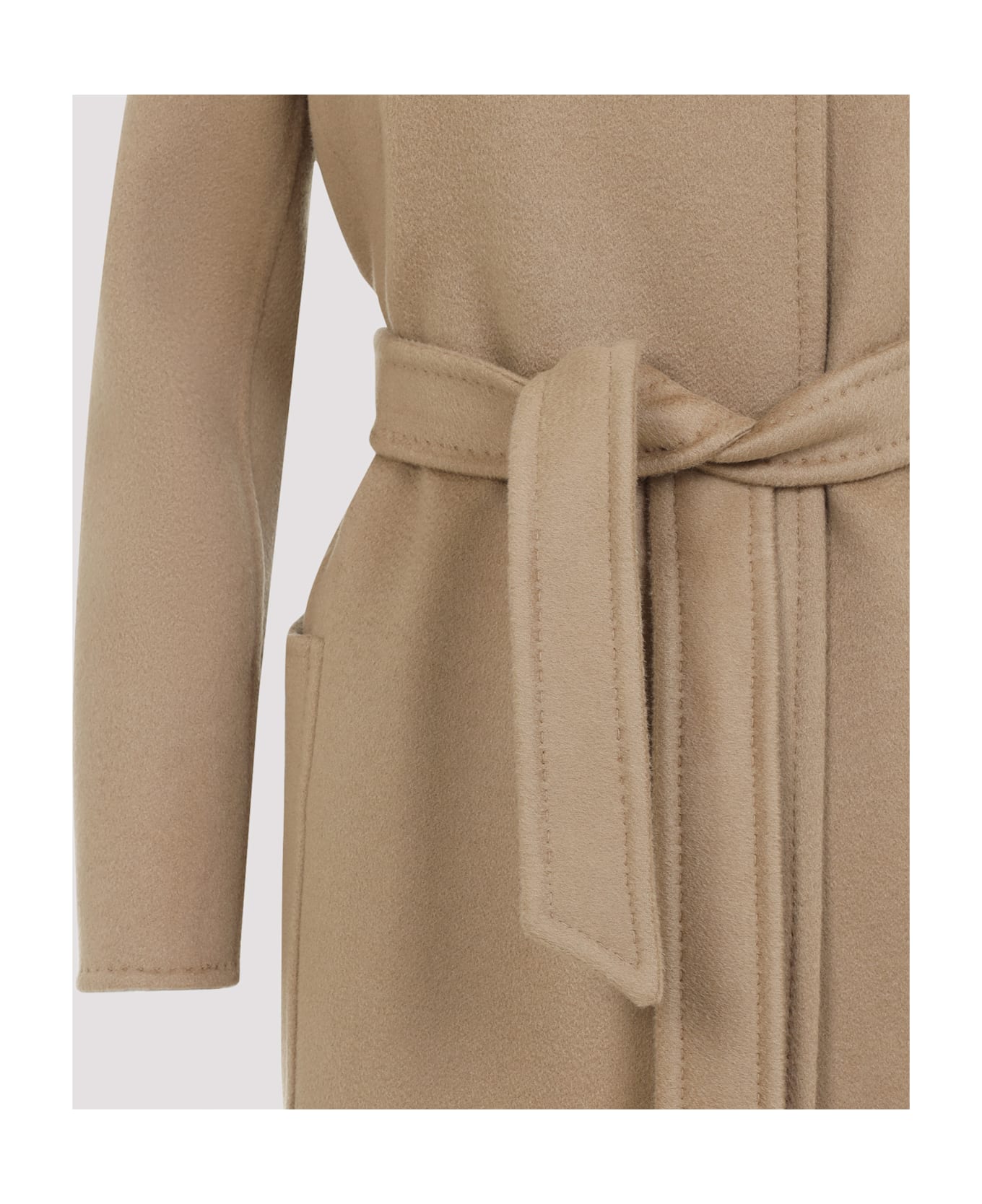 Max Mara Artur Belted Cashmere Coat - Brown