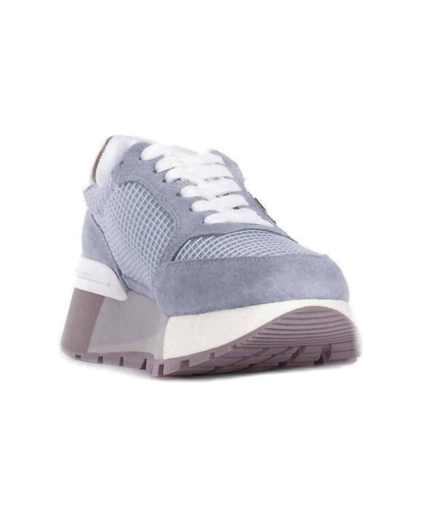 Liu-Jo Mesh Platform Sneakers - Portofino Light Gold