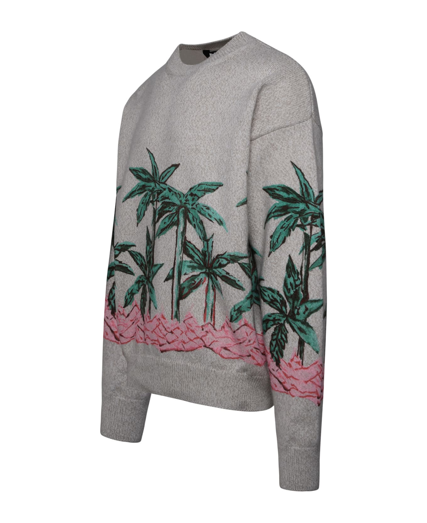 Palm Angels Wool Blend Sweater - Beige