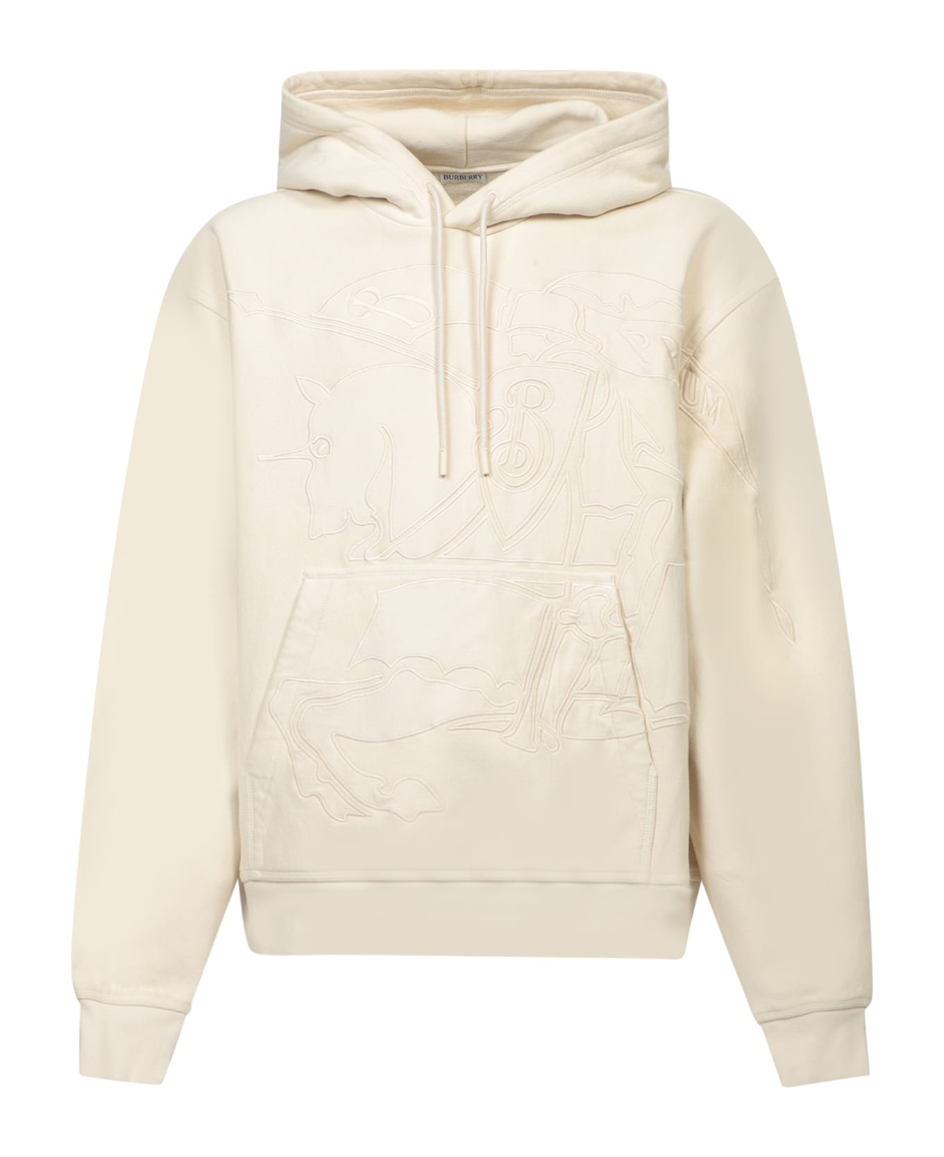 Burberry Sand Cotton Blend Sweatshirt - TUNDRA