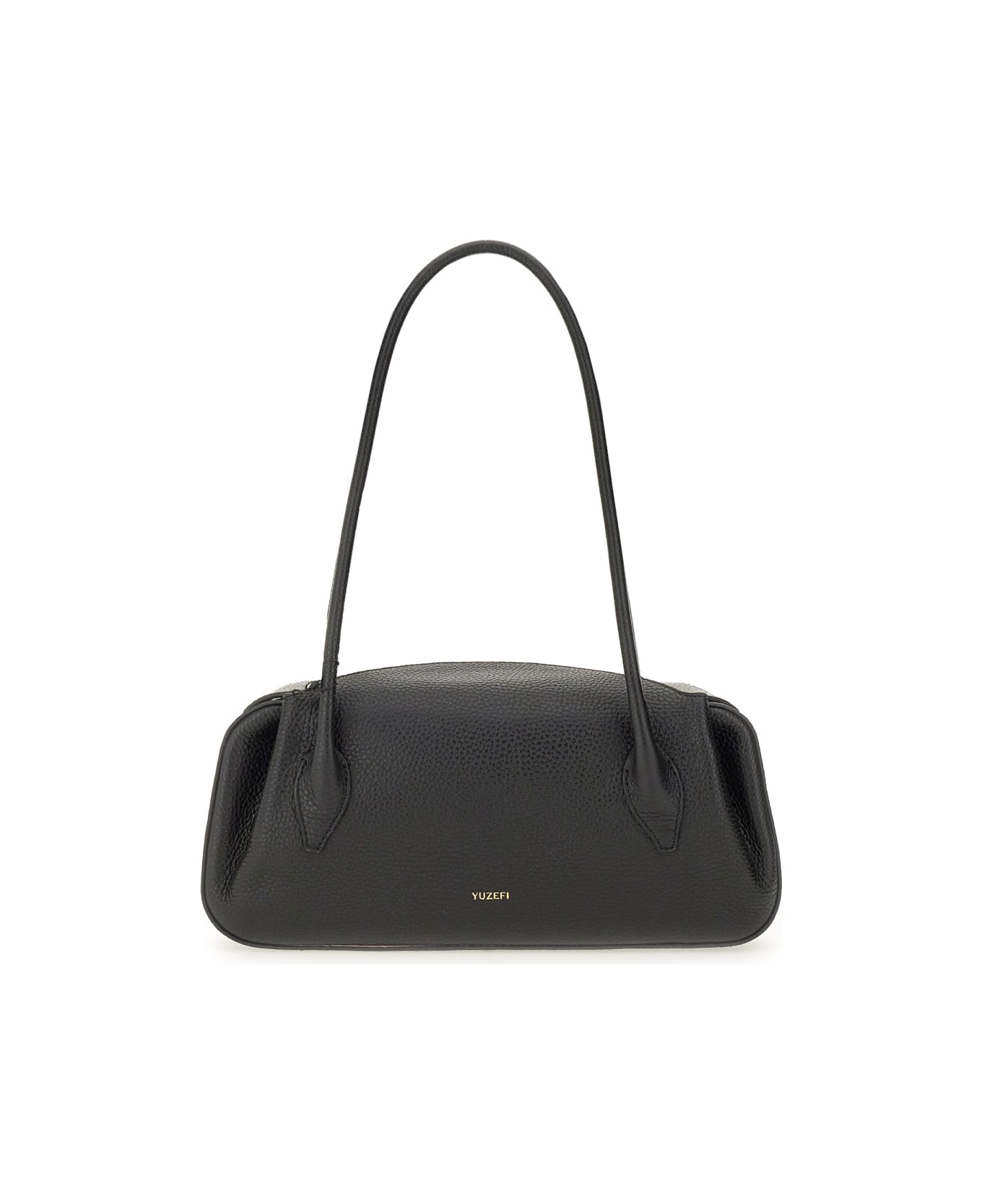 YUZEFI "oyster" Shoulder Bag - BLACK