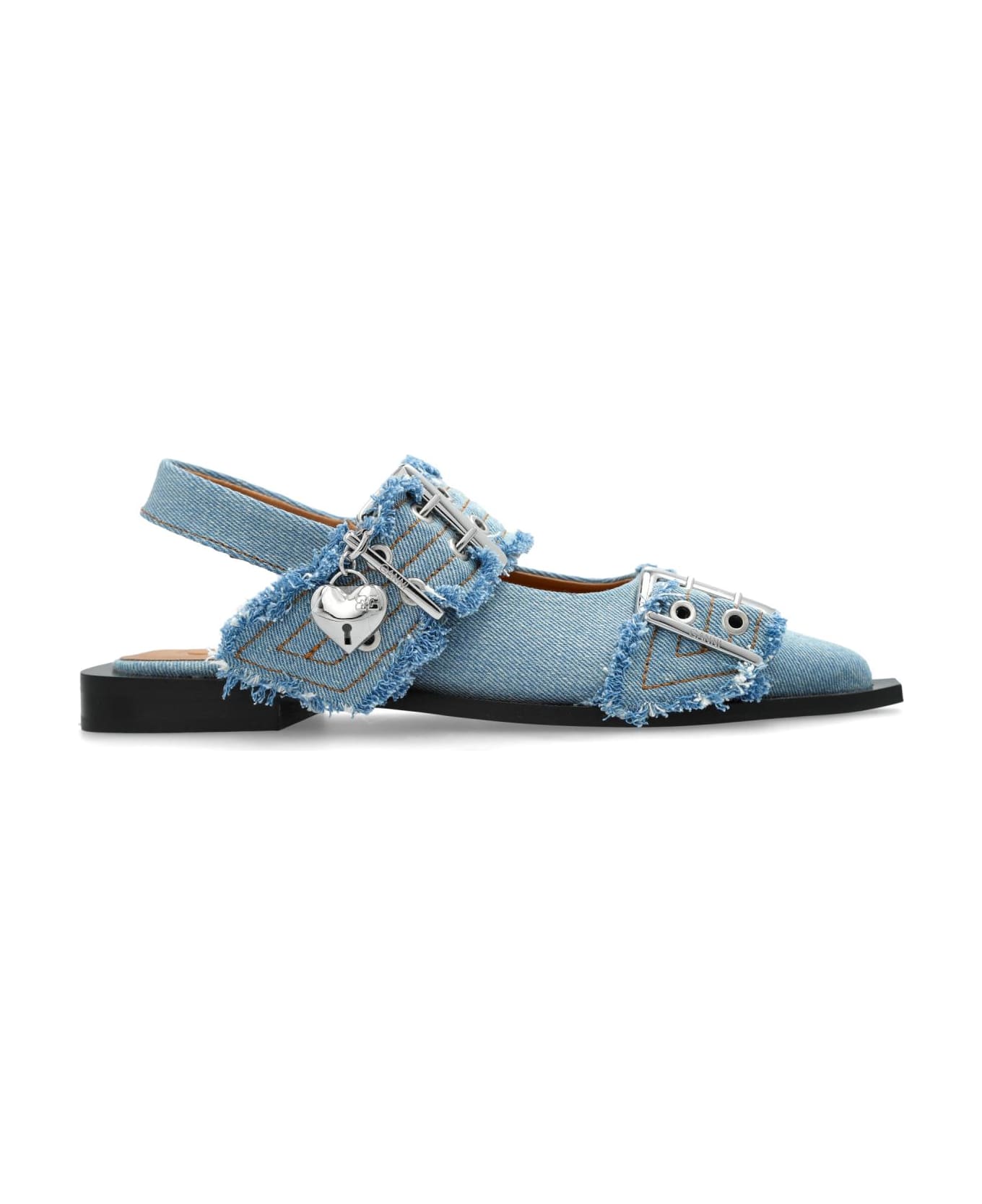 Ganni Shoes With Buckles - blue