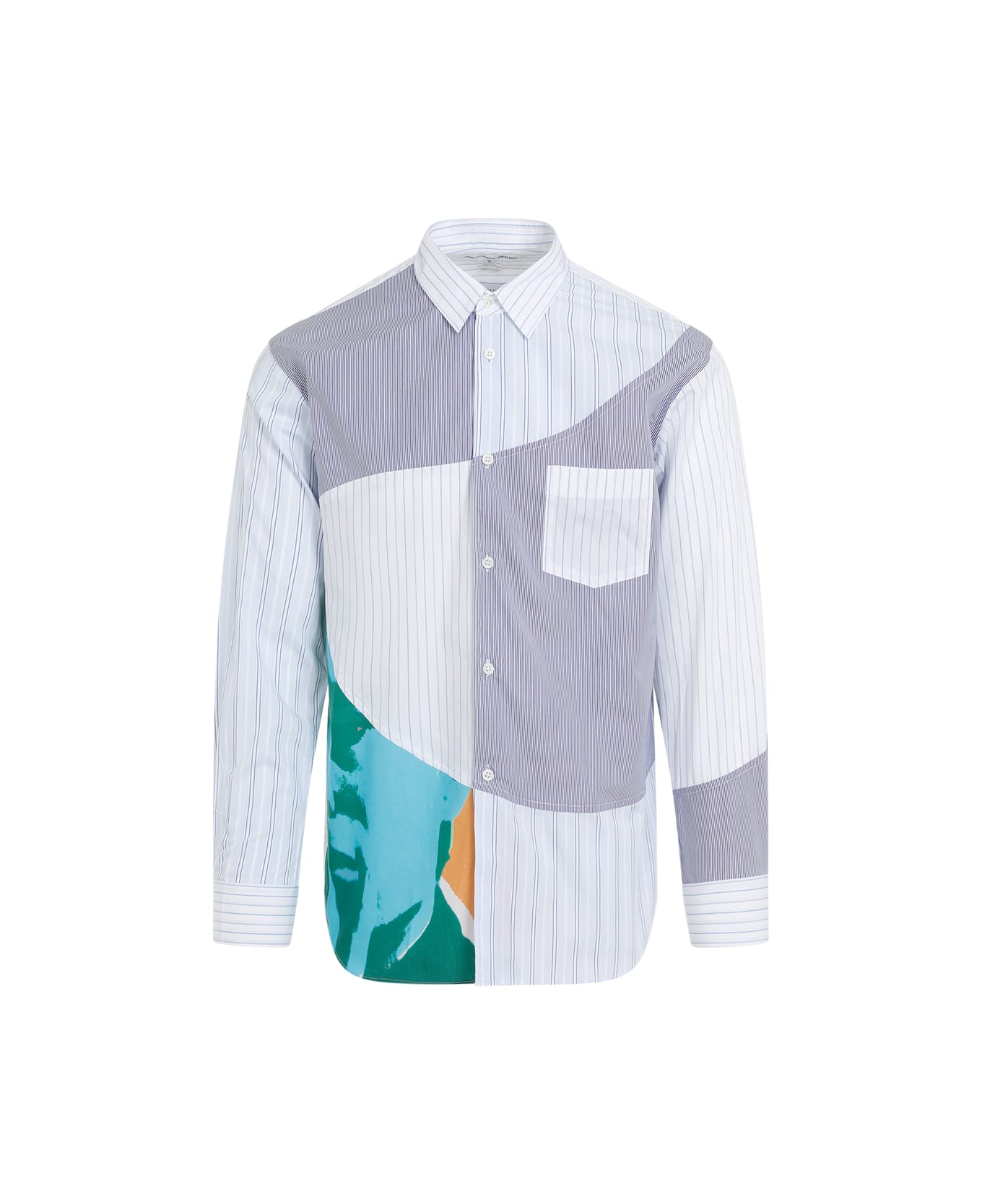 Comme des Garçons Shirt Poplin Shirt - Stripe Print