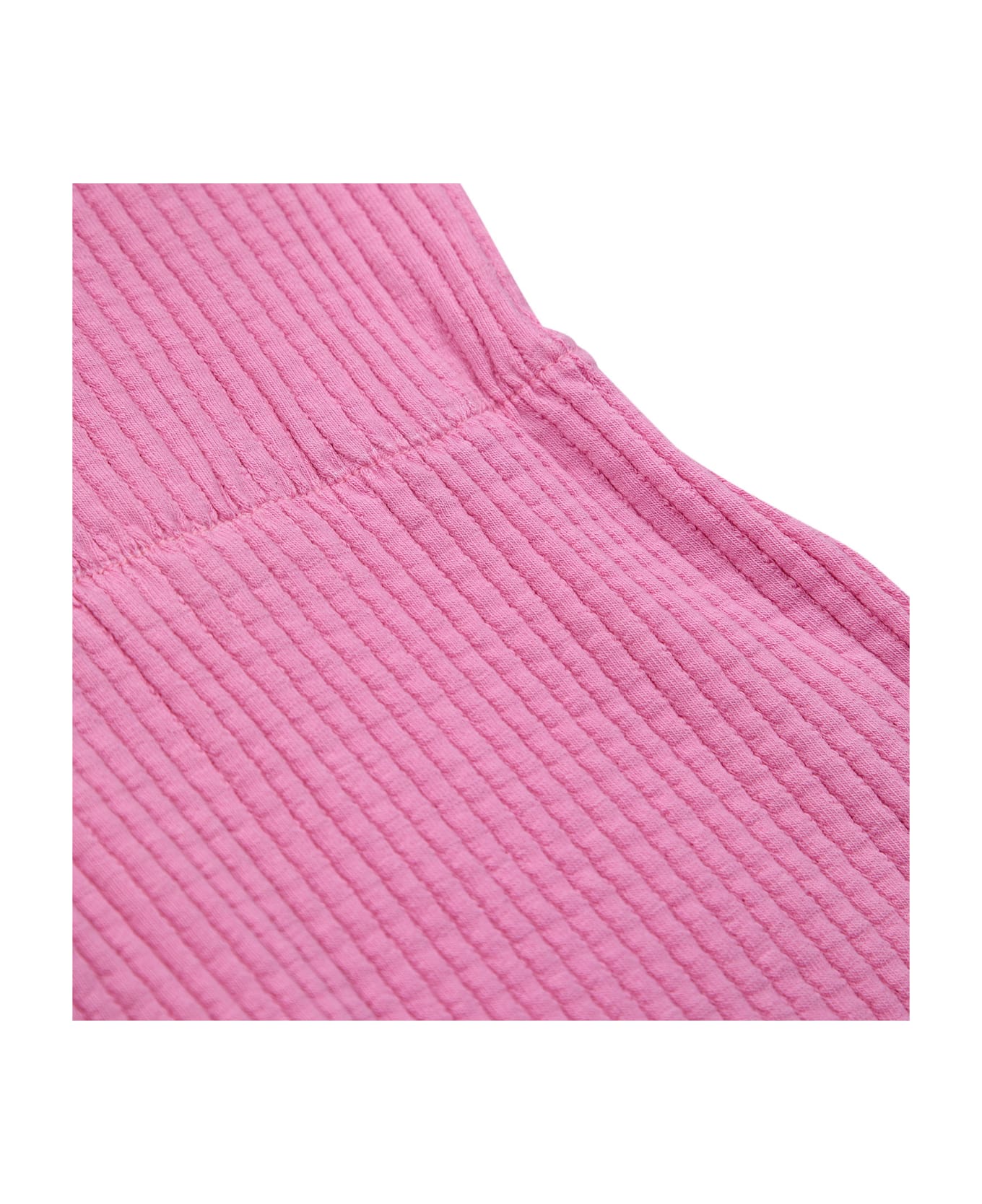 Bobo Choses Pink Jumpsuit For Girl With Logo - Pink ジャンプスーツ