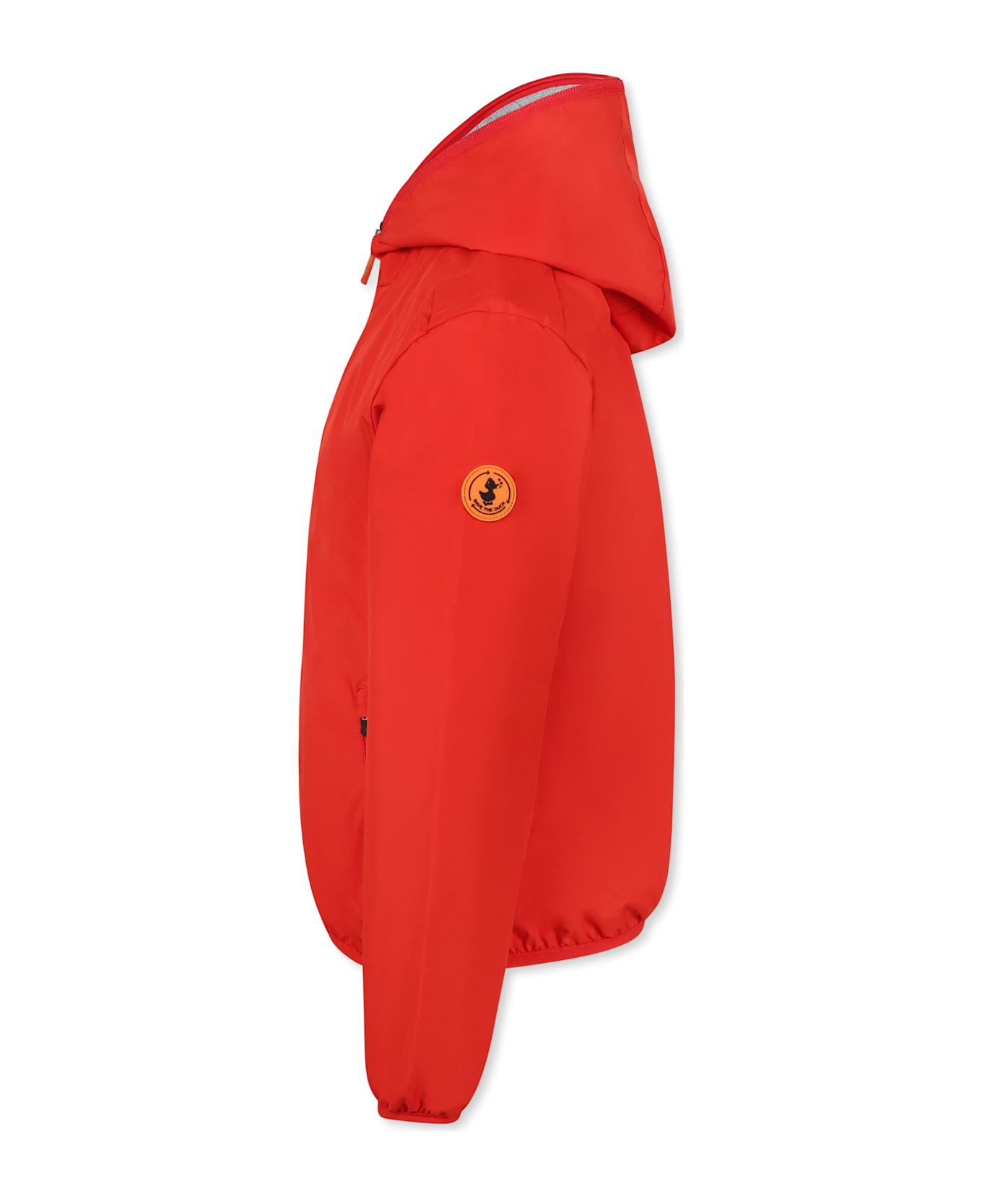 Save the Duck Red Jules Windbreaker For Boy With Logo - Red