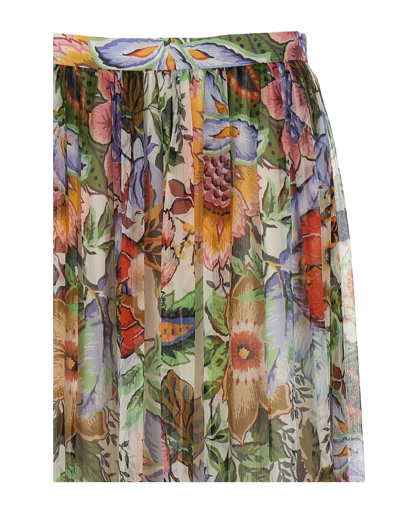 Etro Long Floral Skirt - Multicolor