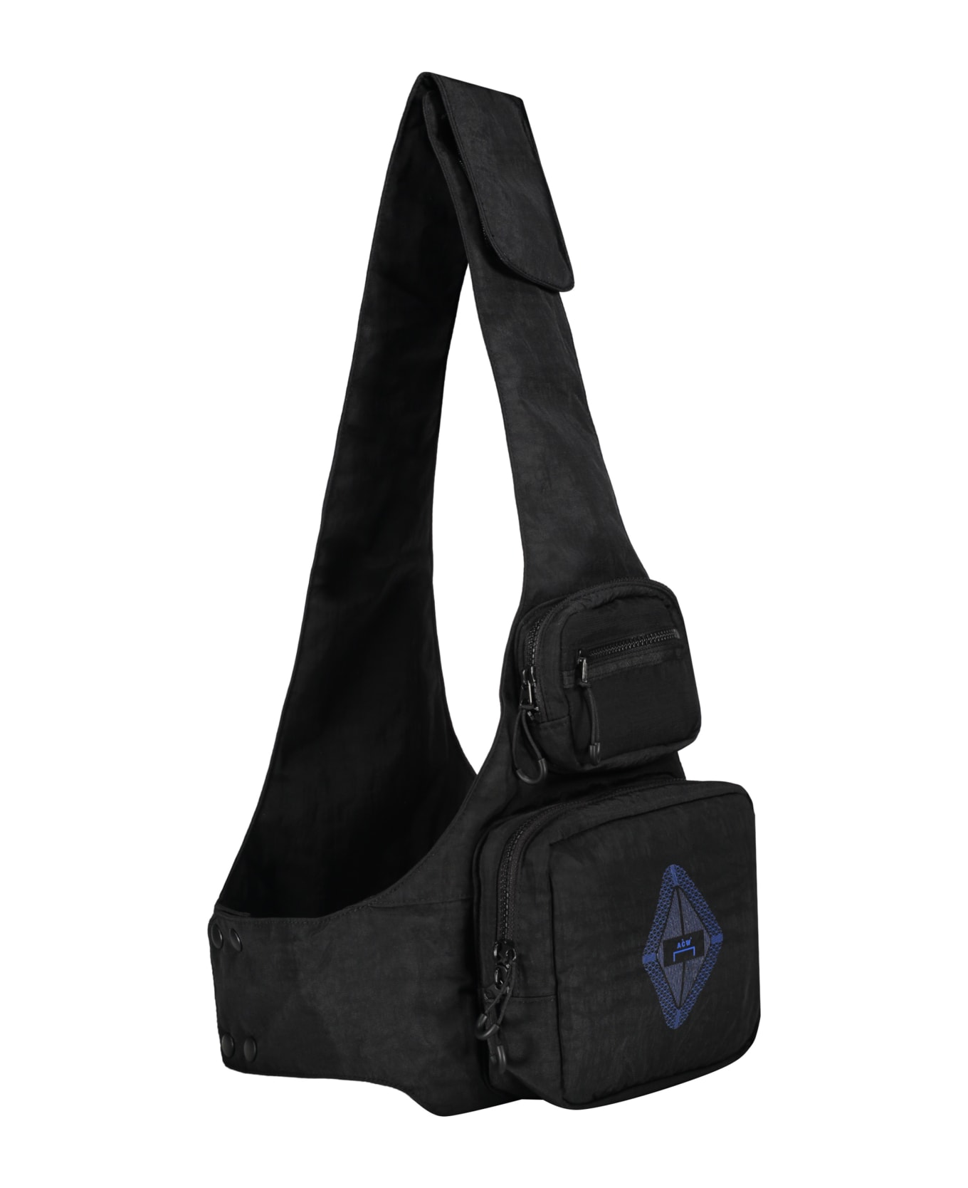 A-COLD-WALL Nylon Messenger Bag - black ベルトバッグ