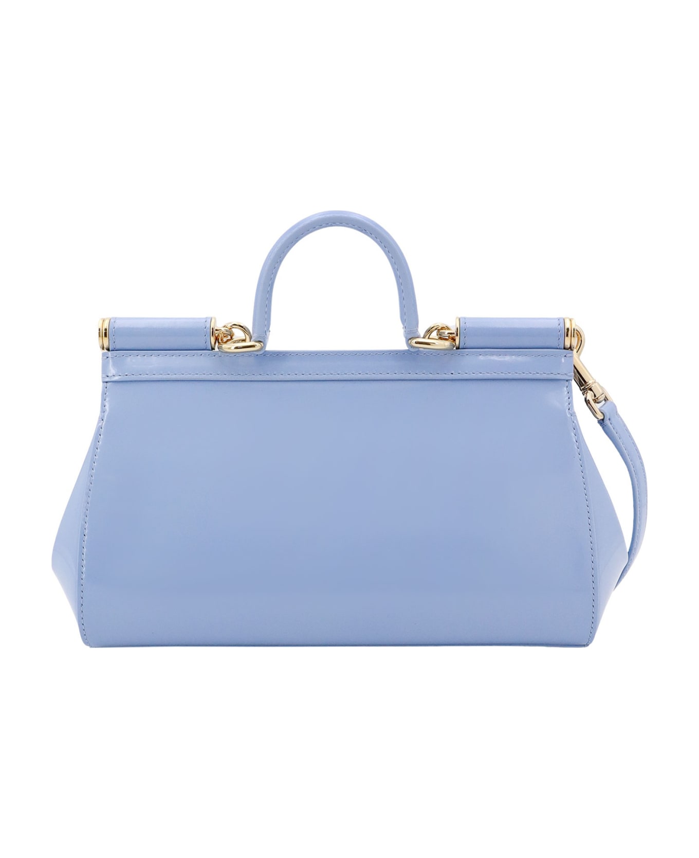 Dolce & Gabbana Sicily Elongated Medium Handbag - Blue