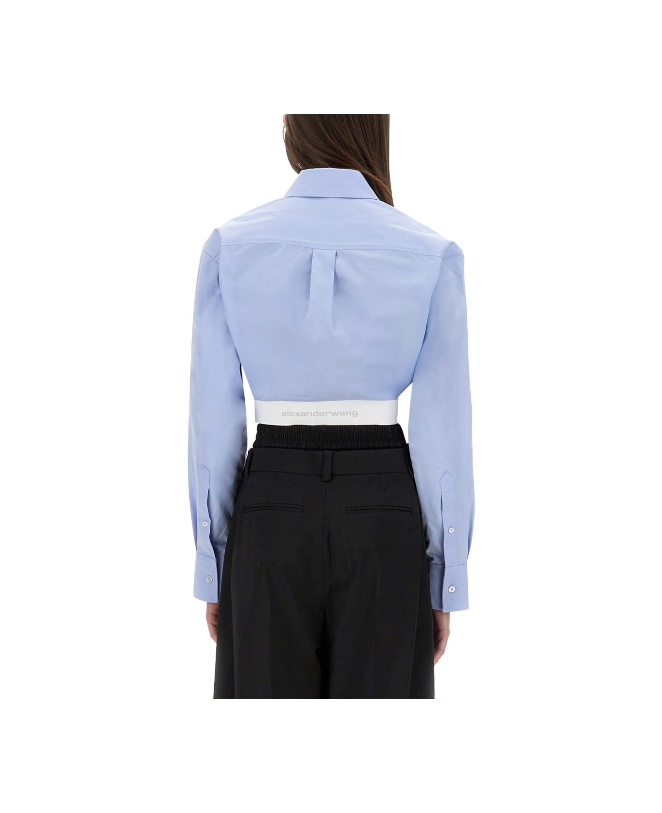 Alexander Wang Cropped Shirt - AZURE