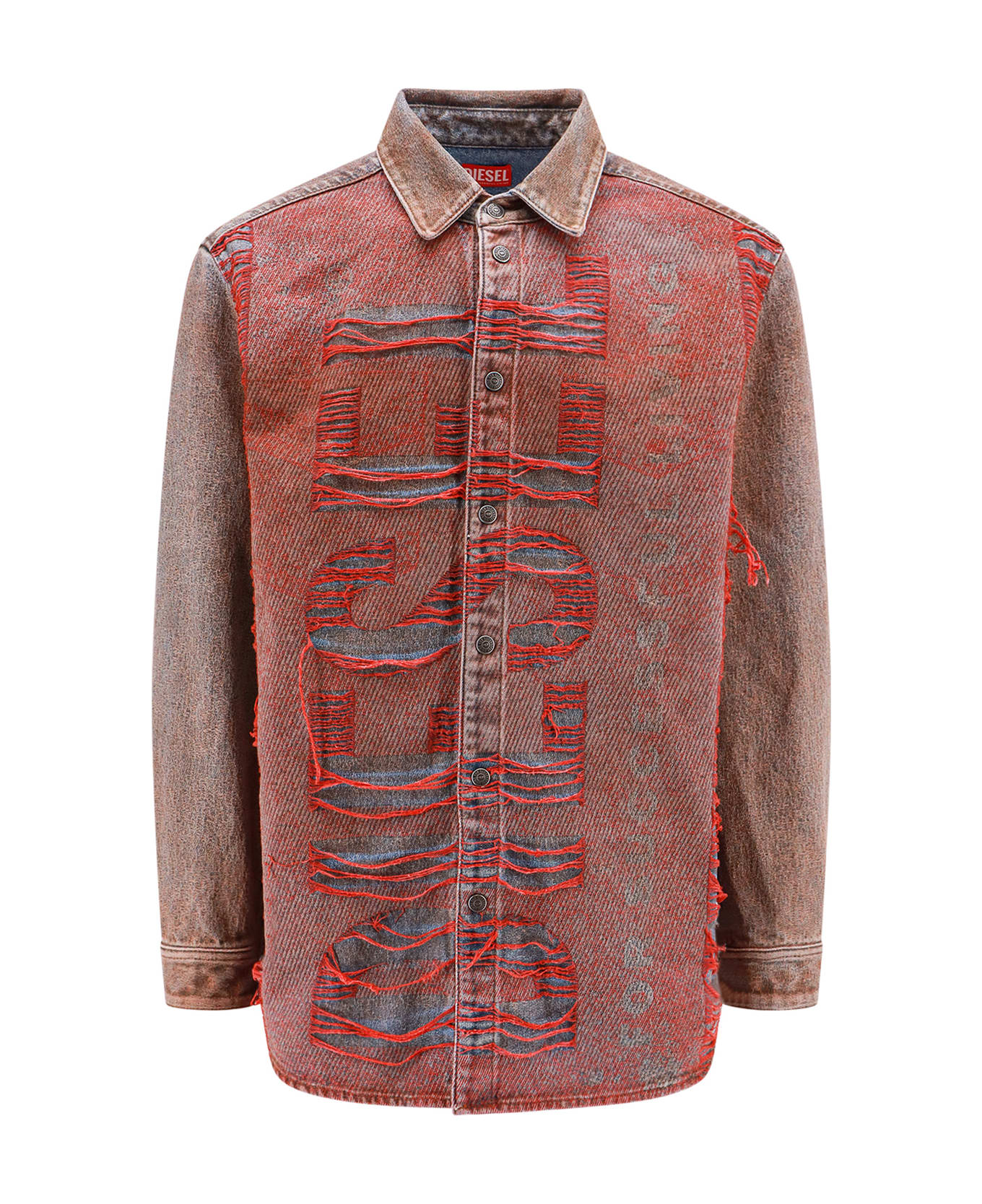 Diesel D-simply-over Shirt - Red