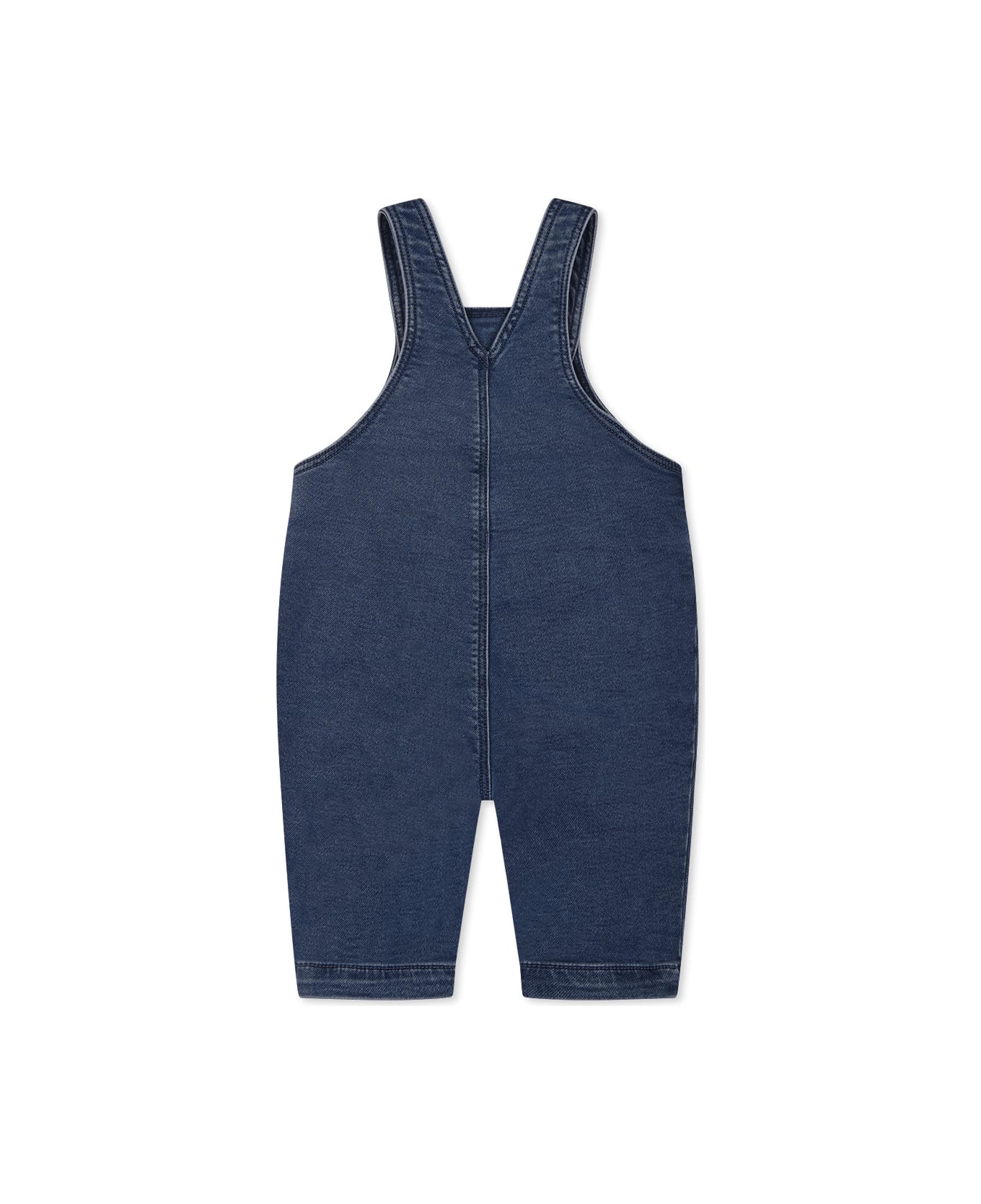 Petit Bateau Denim Dungarees For Babykids - Denim