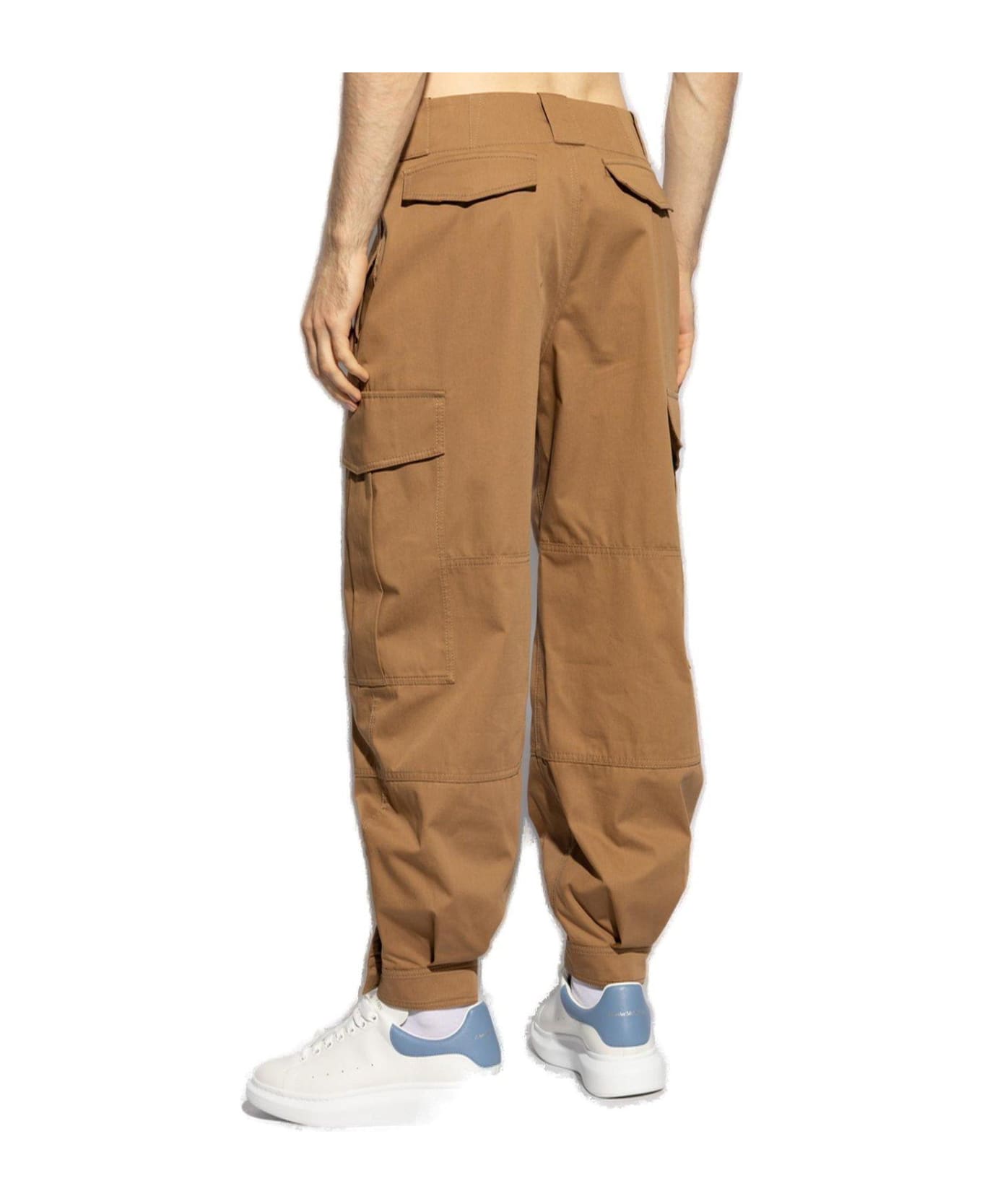 Alexander McQueen Pocket Tapered Sweatpants - Brown