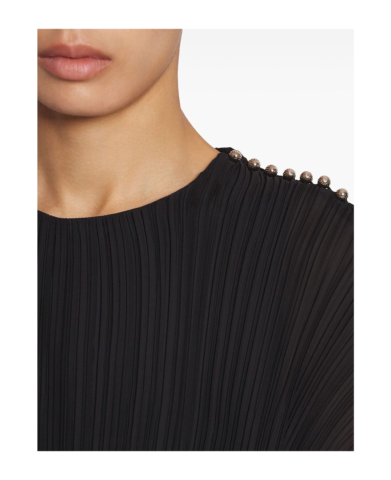 Lanvin Black Midi Dress - Black