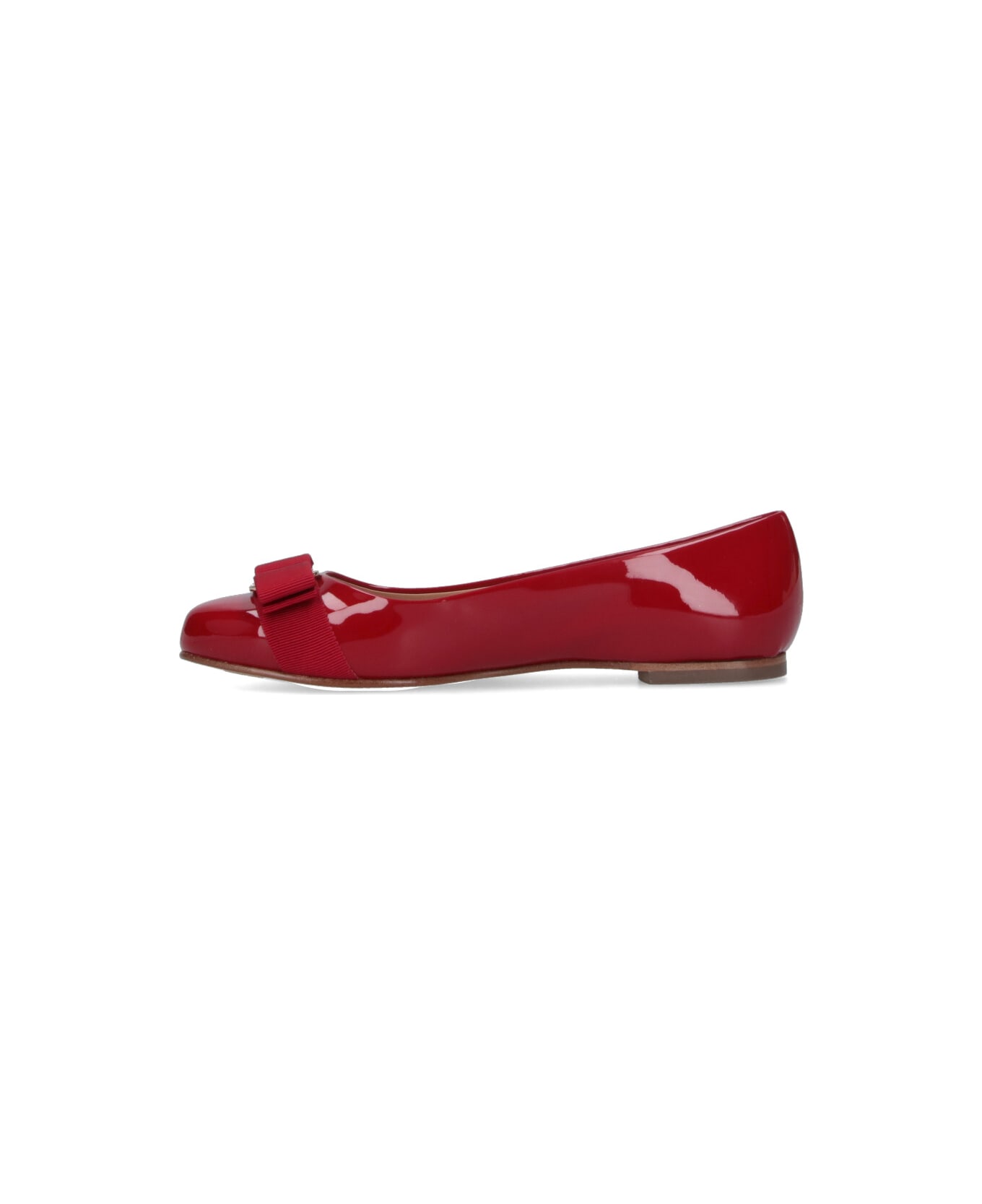 Ferragamo Varina Ballerinas - Red